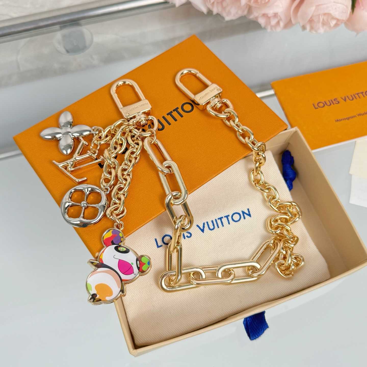 Louis Vuitton LV x TM Superflat Bag Chain   M02452 - DesignerGu
