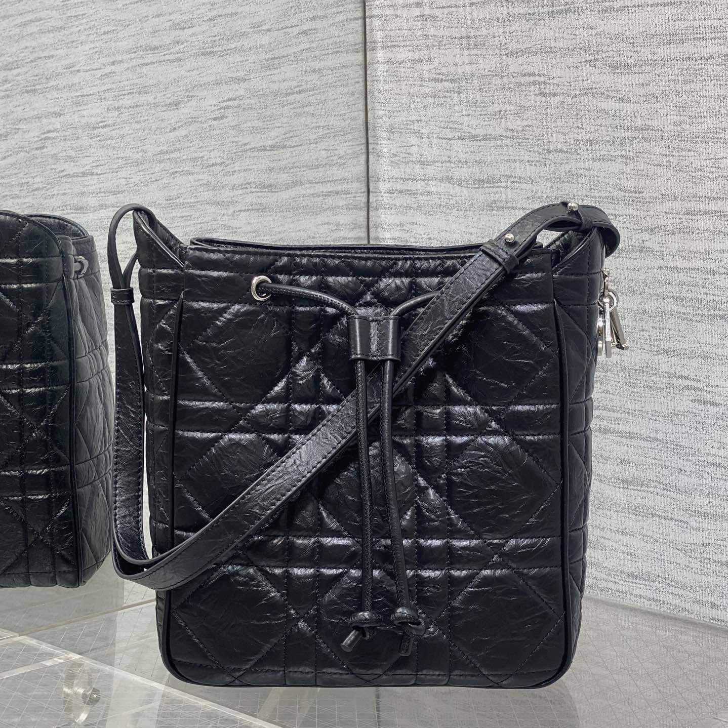 Dior Medium D-Motion Hobo Bucket Bag  - DesignerGu
