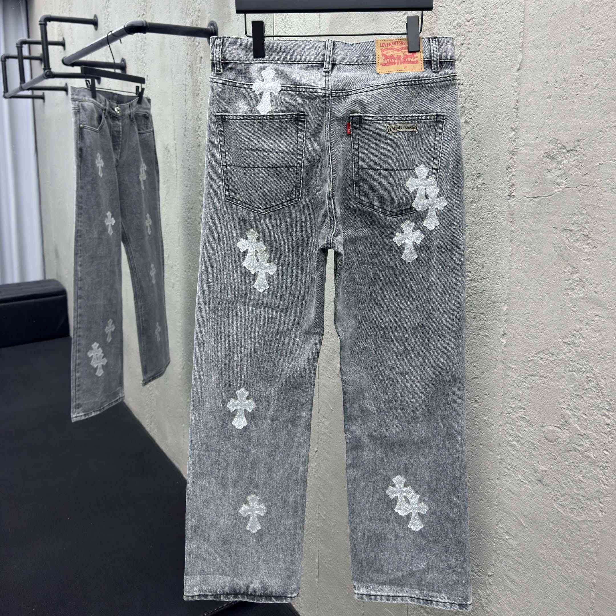 Chrome Hearts Jeans - DesignerGu