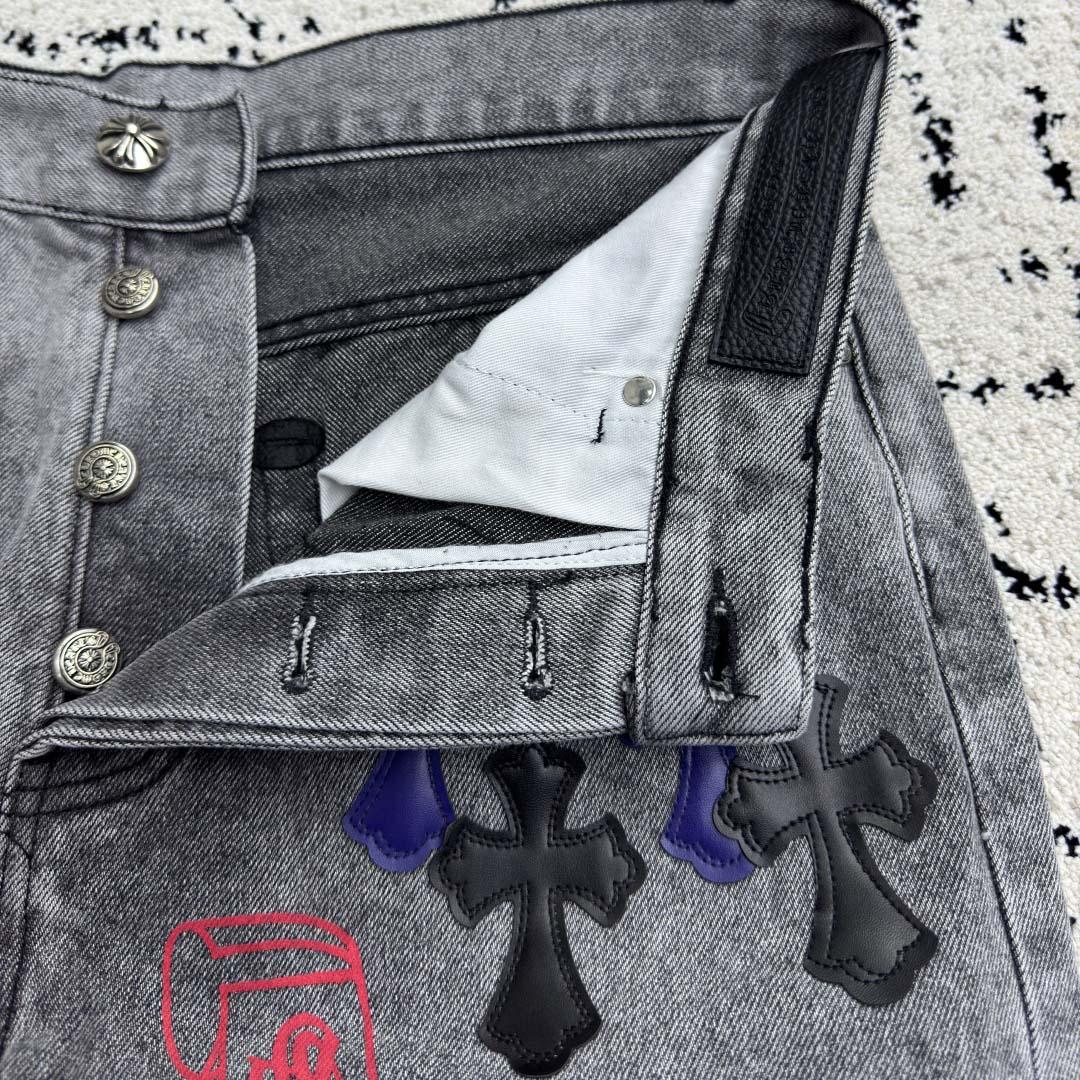 Chrome Hearts Cross Jeans - DesignerGu