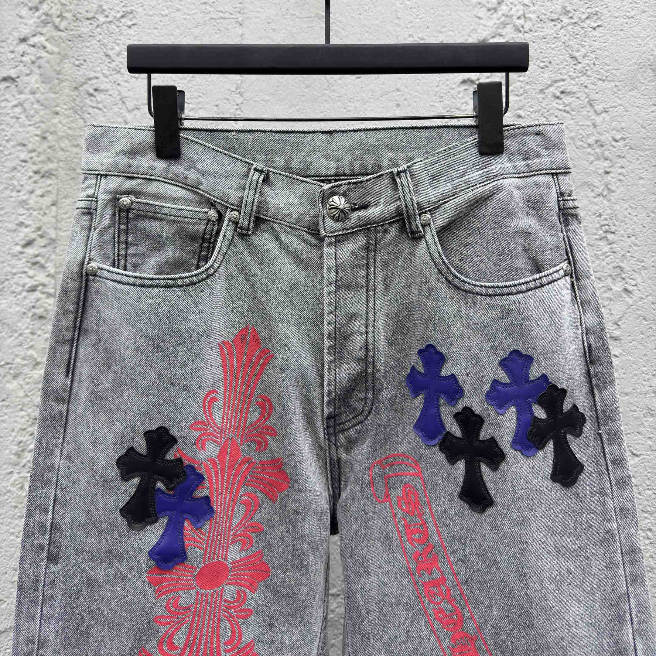 Chrome Hearts Cross Jeans - DesignerGu