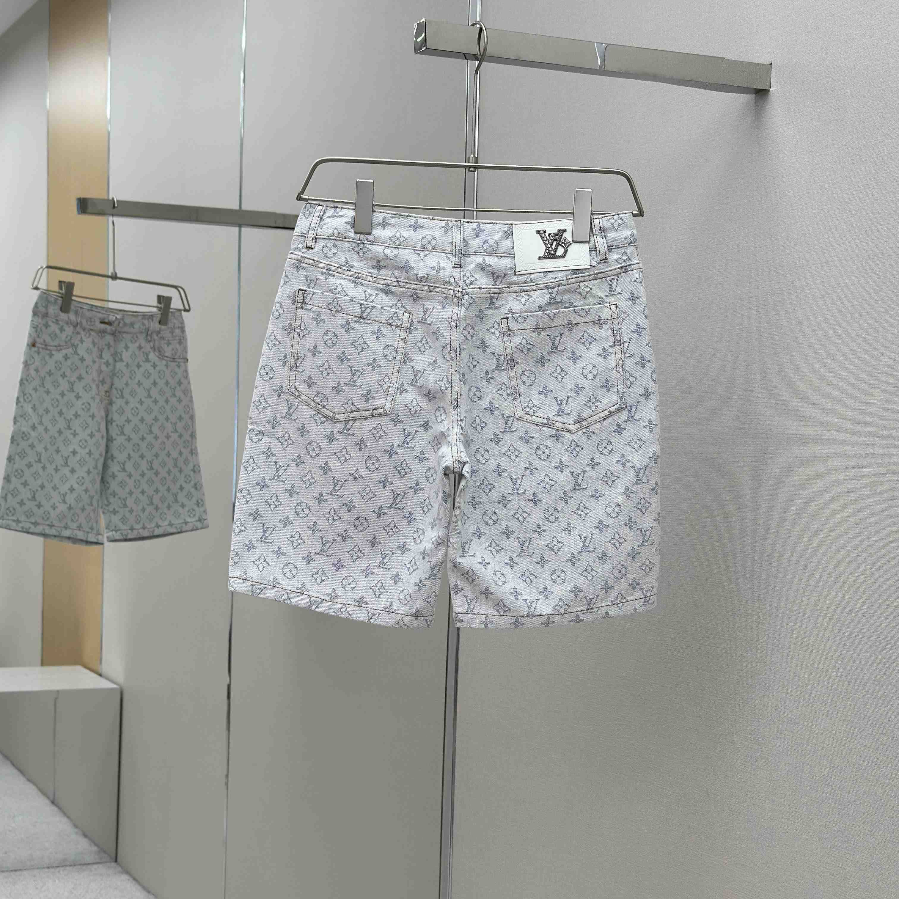 Louis Vuitton Monogram Denim Shorts - DesignerGu