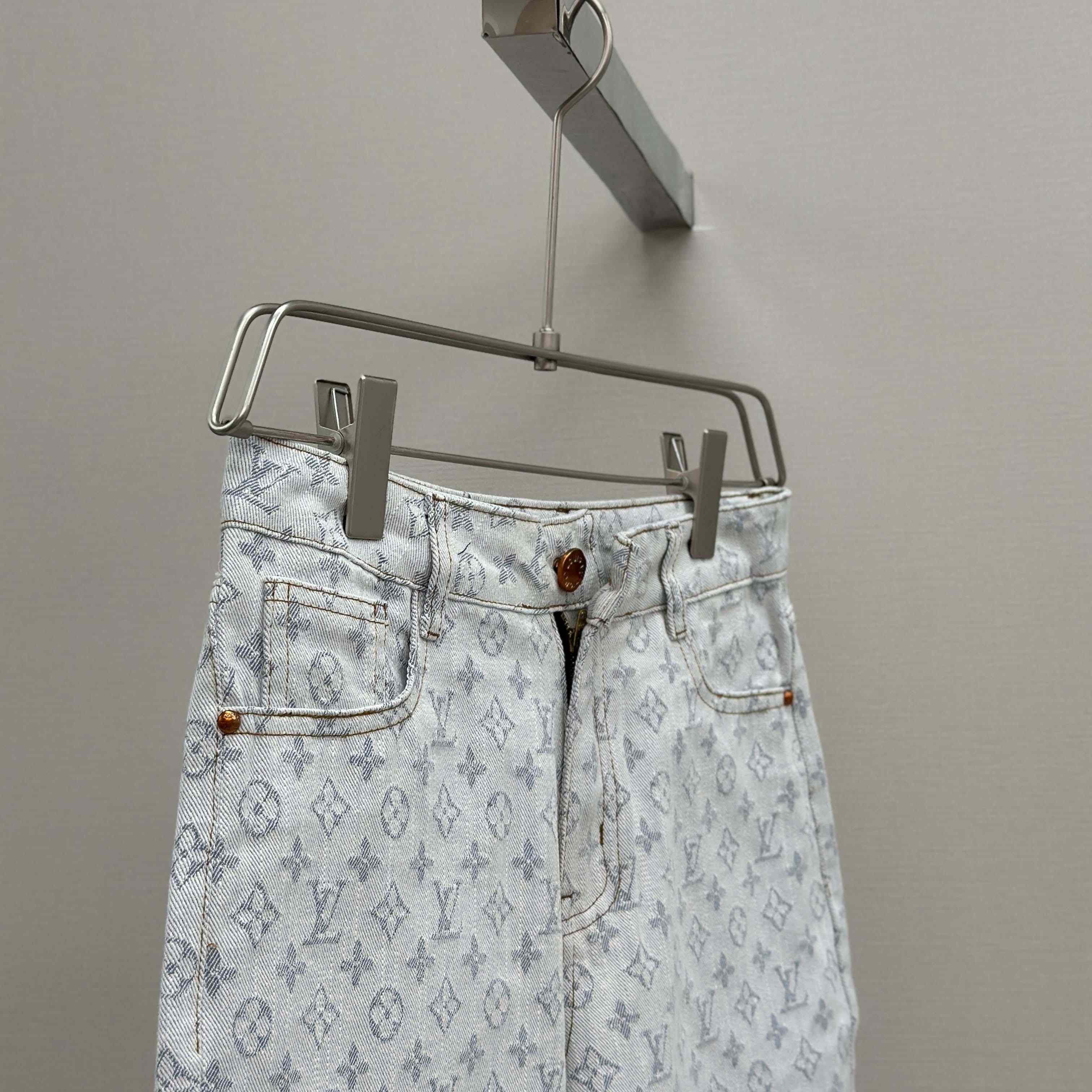 Louis Vuitton Monogram Denim Shorts - DesignerGu