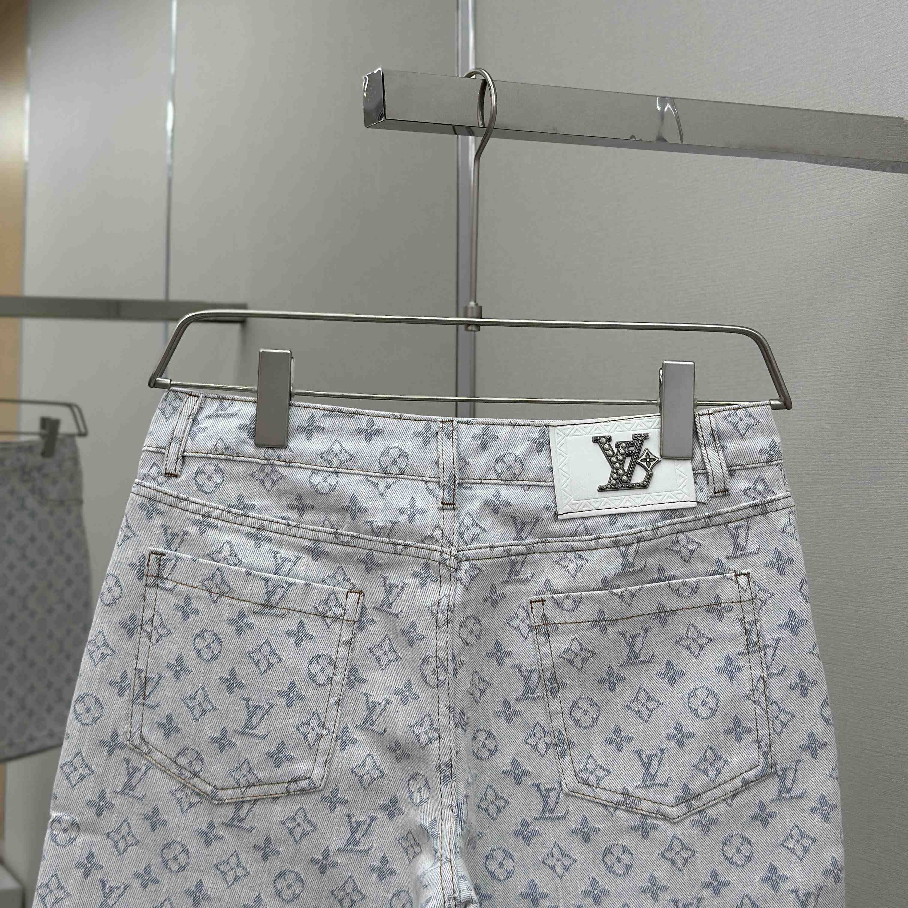 Louis Vuitton Monogram Denim Shorts - DesignerGu