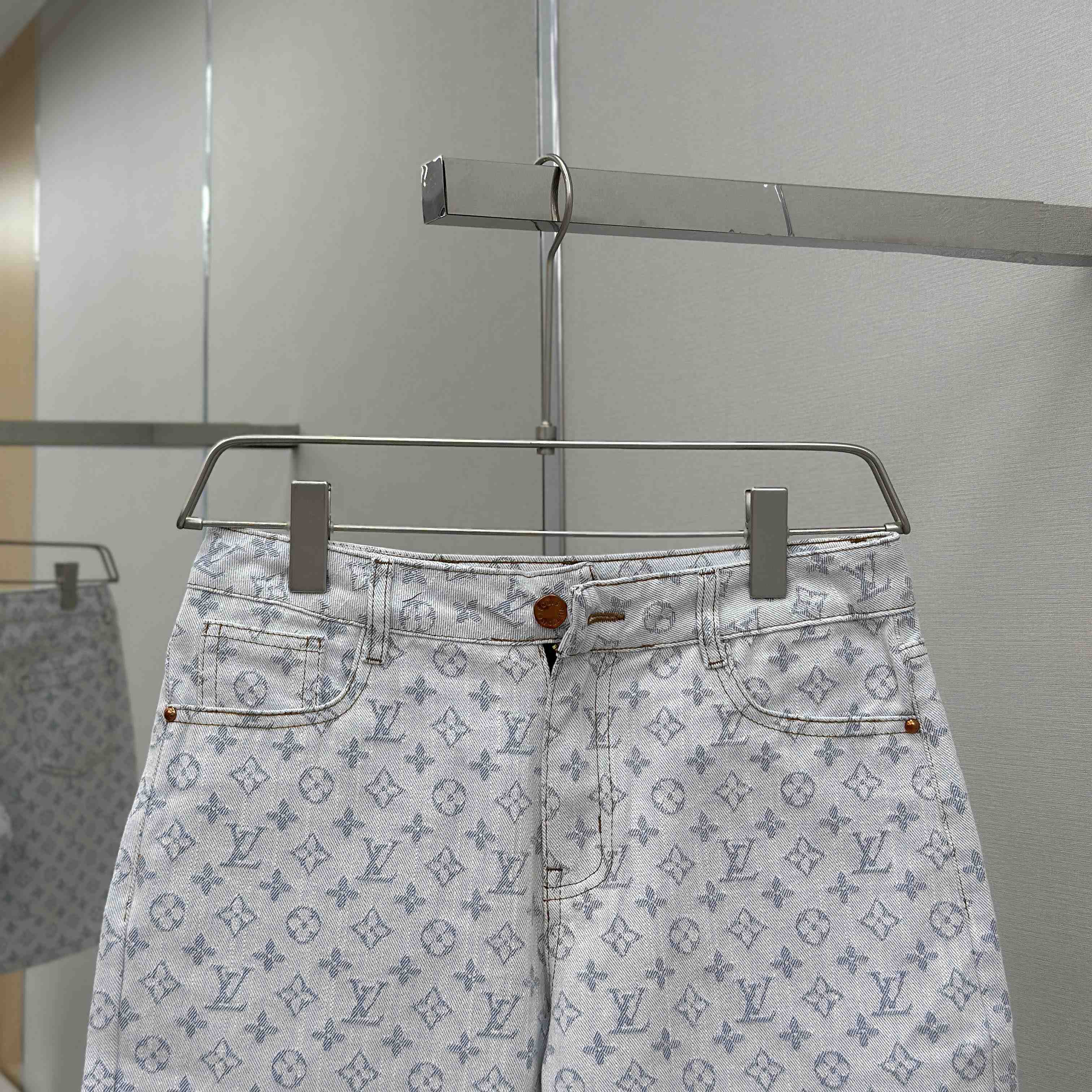 Louis Vuitton Monogram Denim Shorts - DesignerGu