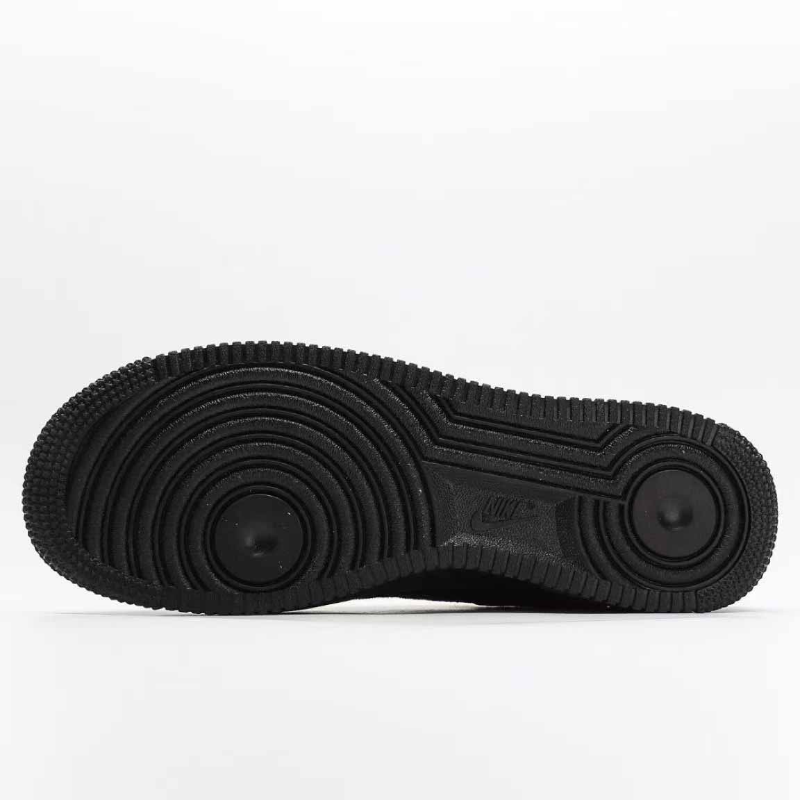 Nike x Louis Vuitton Air Force 1 Low 'Triple Black' - DesignerGu