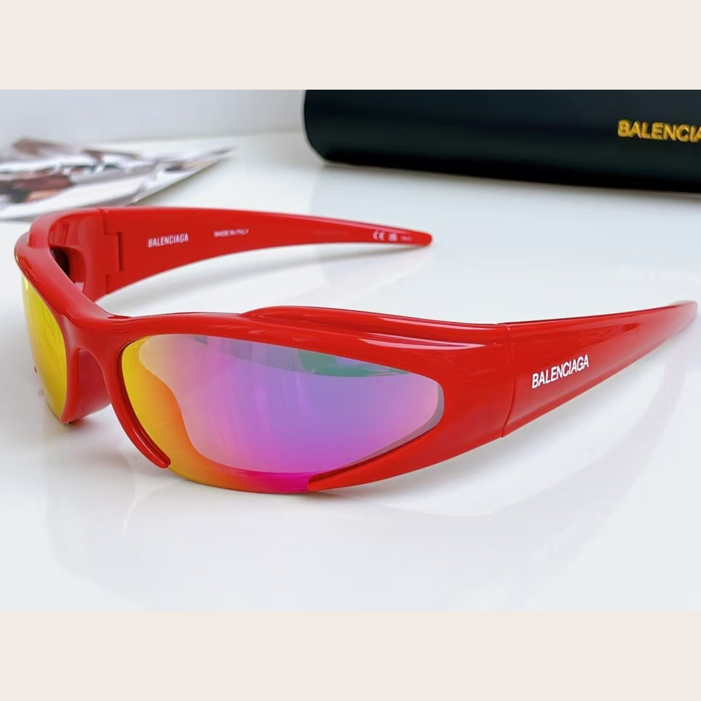 Balenciaga Reverse Xpander Rectangle Sunglasses - DesignerGu