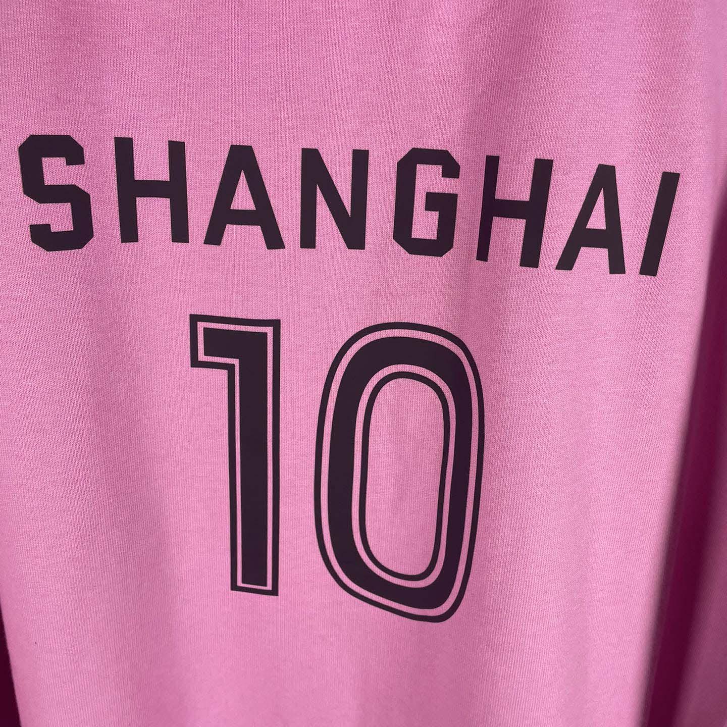 Balenciaga Paris Pink Soccer Zip-up Hoodie - DesignerGu