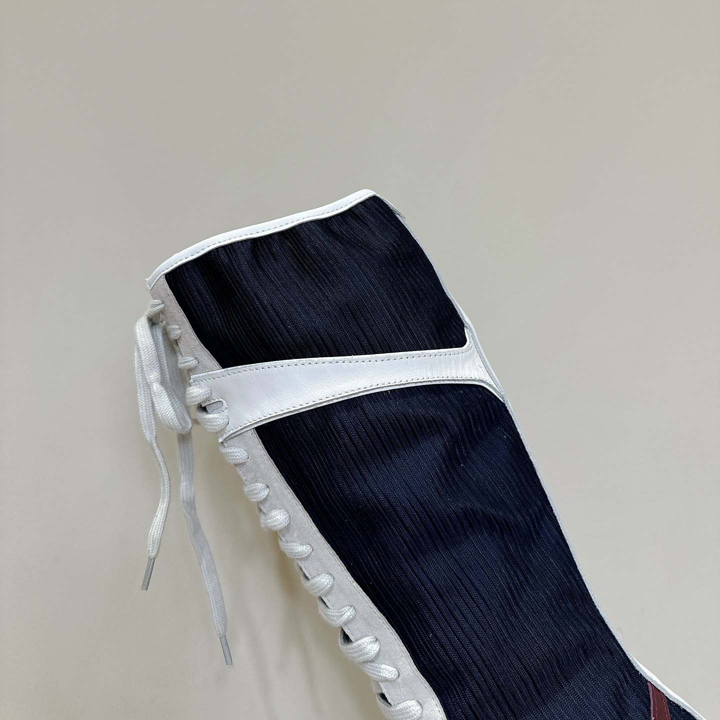 Miu Miu Gymnasium Technical Fabric And Suede Boxeur Boots - DesignerGu