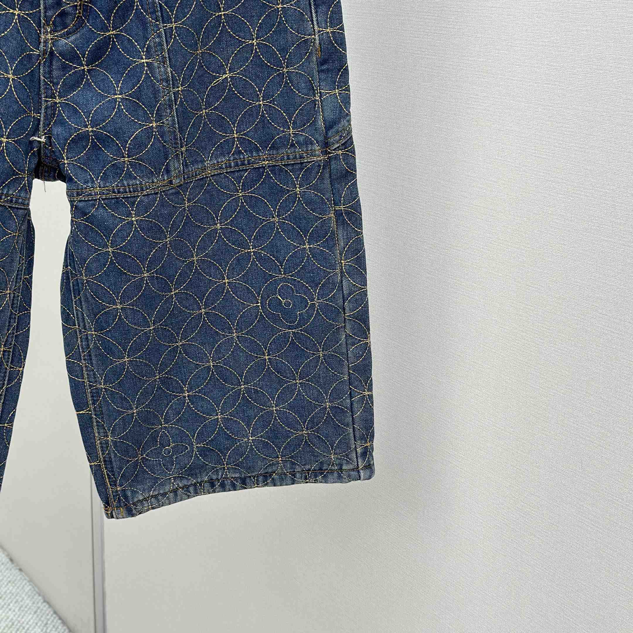 Louis Vuitton Embroidered Workwear Shorts   1AILVC - DesignerGu