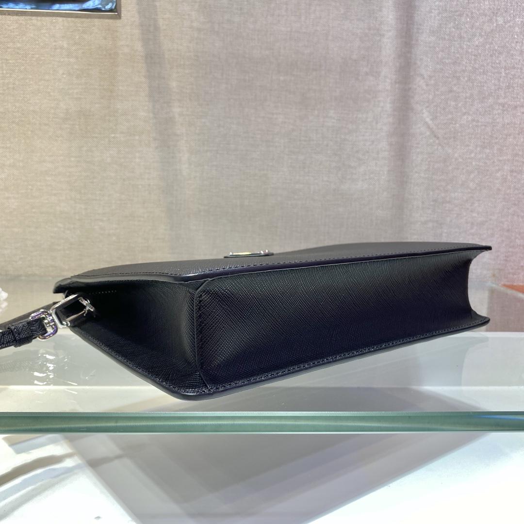Prada Saffiano Leather Pouch - DesignerGu
