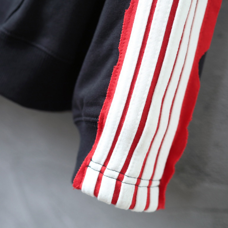 Balenciaga Unity Sports Icon Large Hoodie in faded black and white dry fleece - DesignerGu