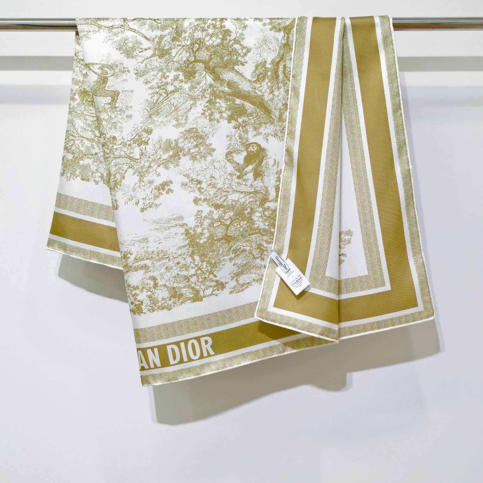 Dior Toile de Jouy Sauvage 90 Square Scarf  - DesignerGu