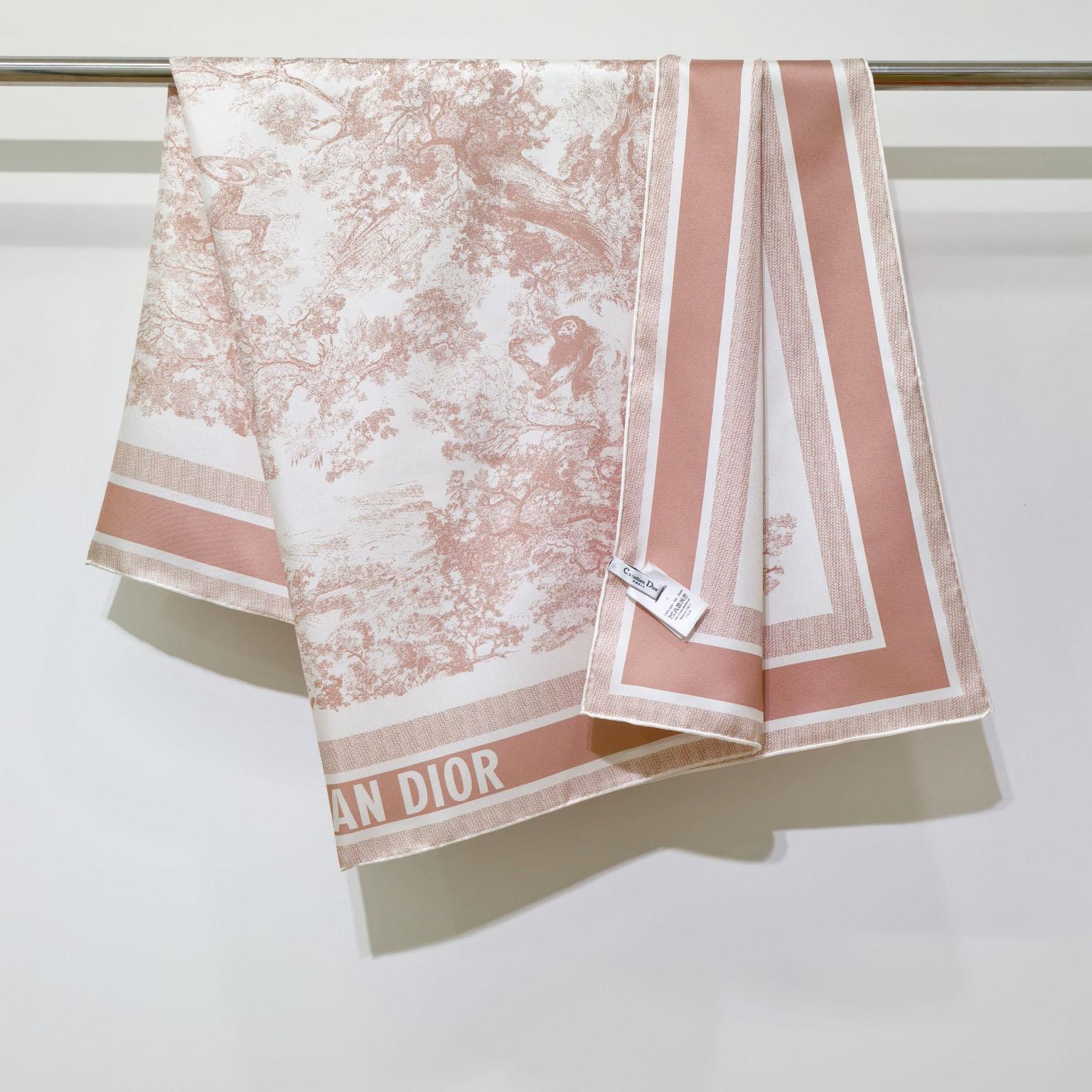 Dior Toile de Jouy Sauvage 90 Square Scarf  - DesignerGu