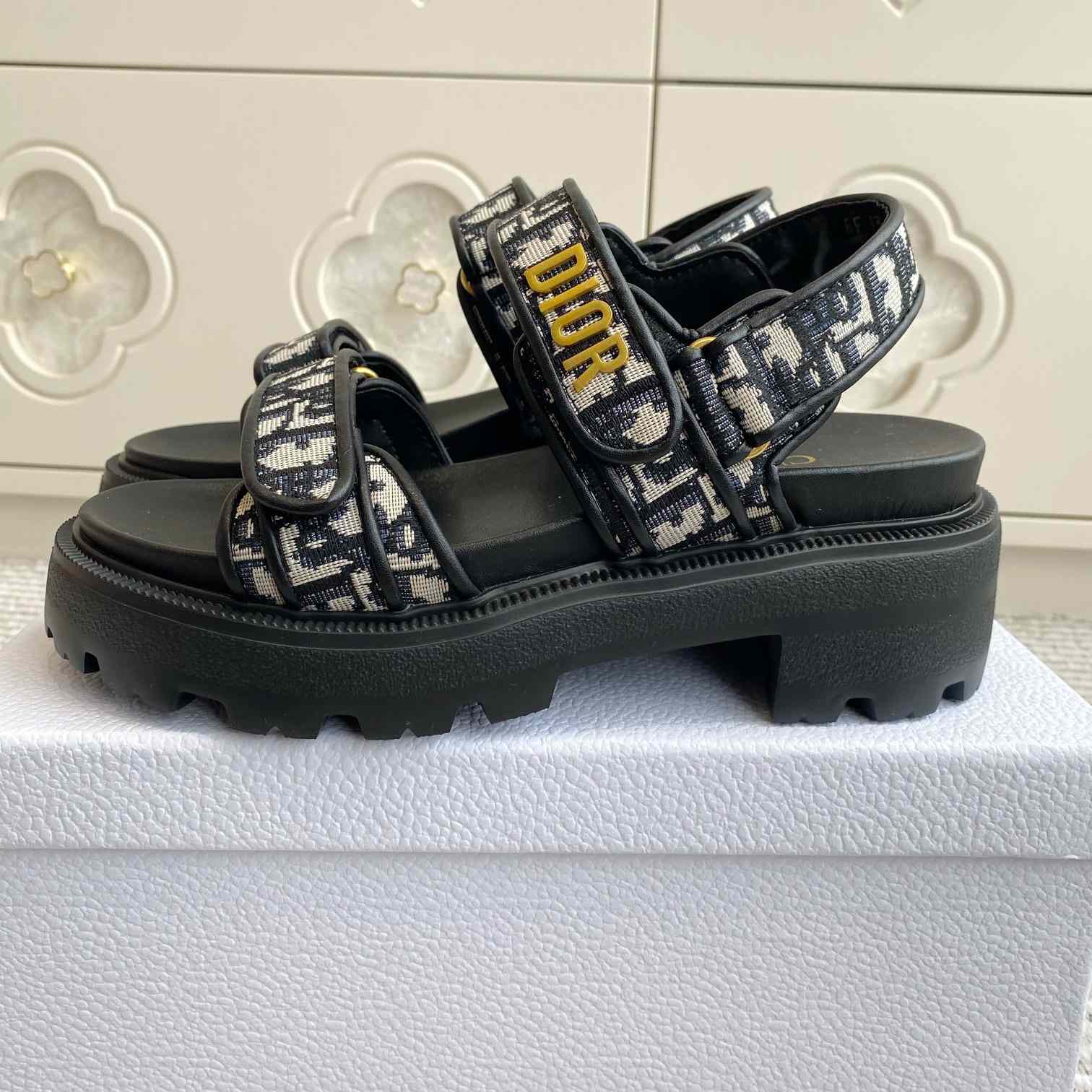 Dior Dioract Platform Sandal   - DesignerGu