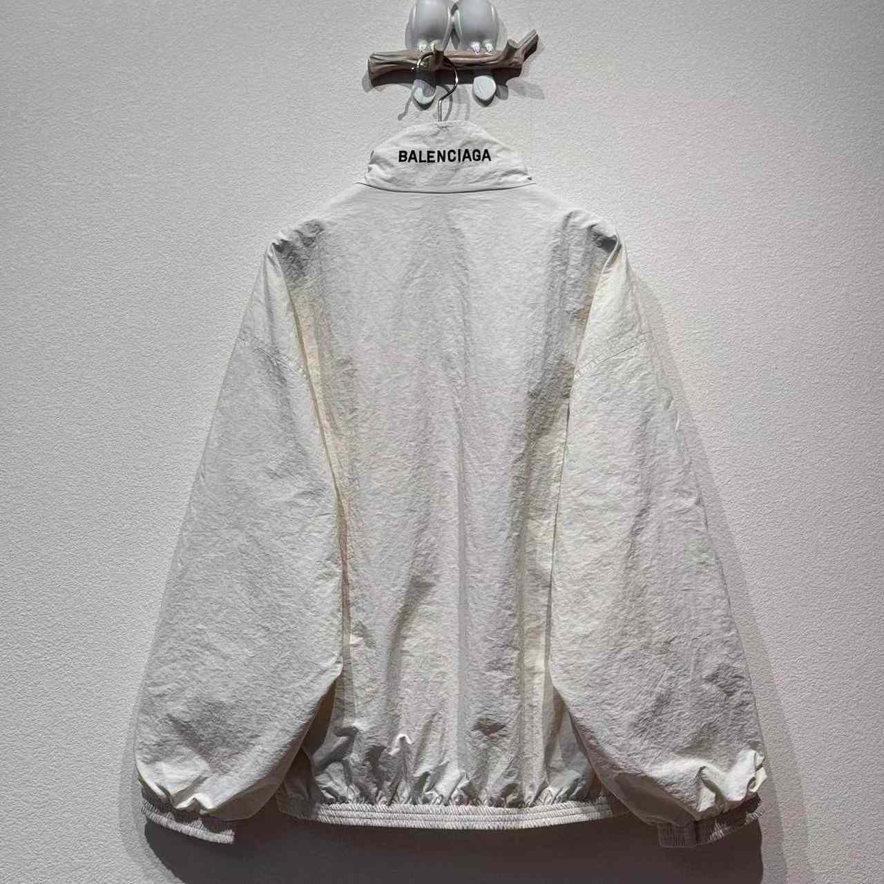 Balenciaga I PUMA Tracksuit Jacket In Cream Technical Fabric - DesignerGu