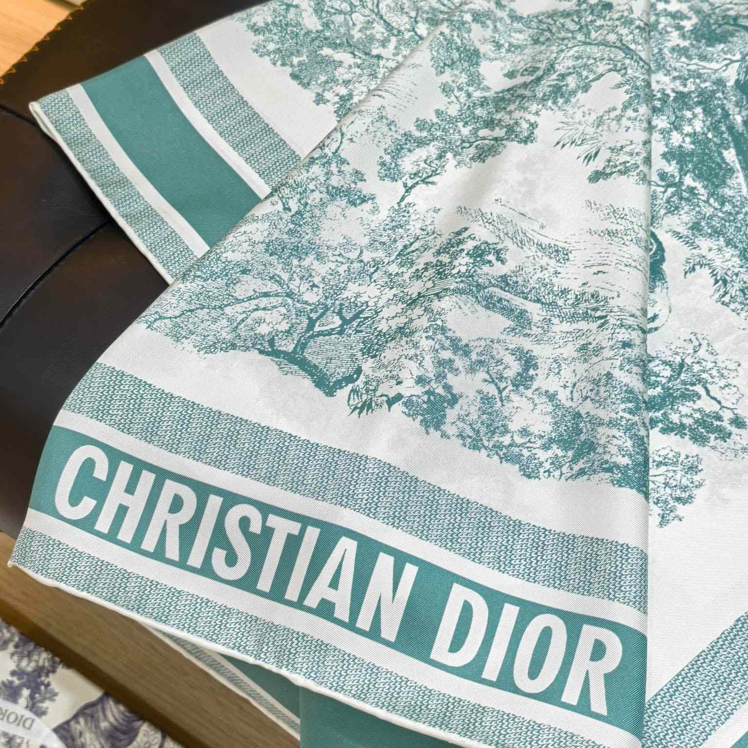 Dior Toile de Jouy Sauvage 90 Square Scarf  - DesignerGu