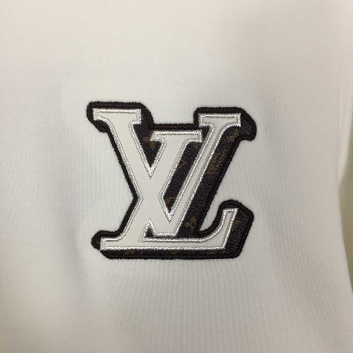 Louis Vuitton Embossed LV Long-Sleeved T-Shirt - DesignerGu