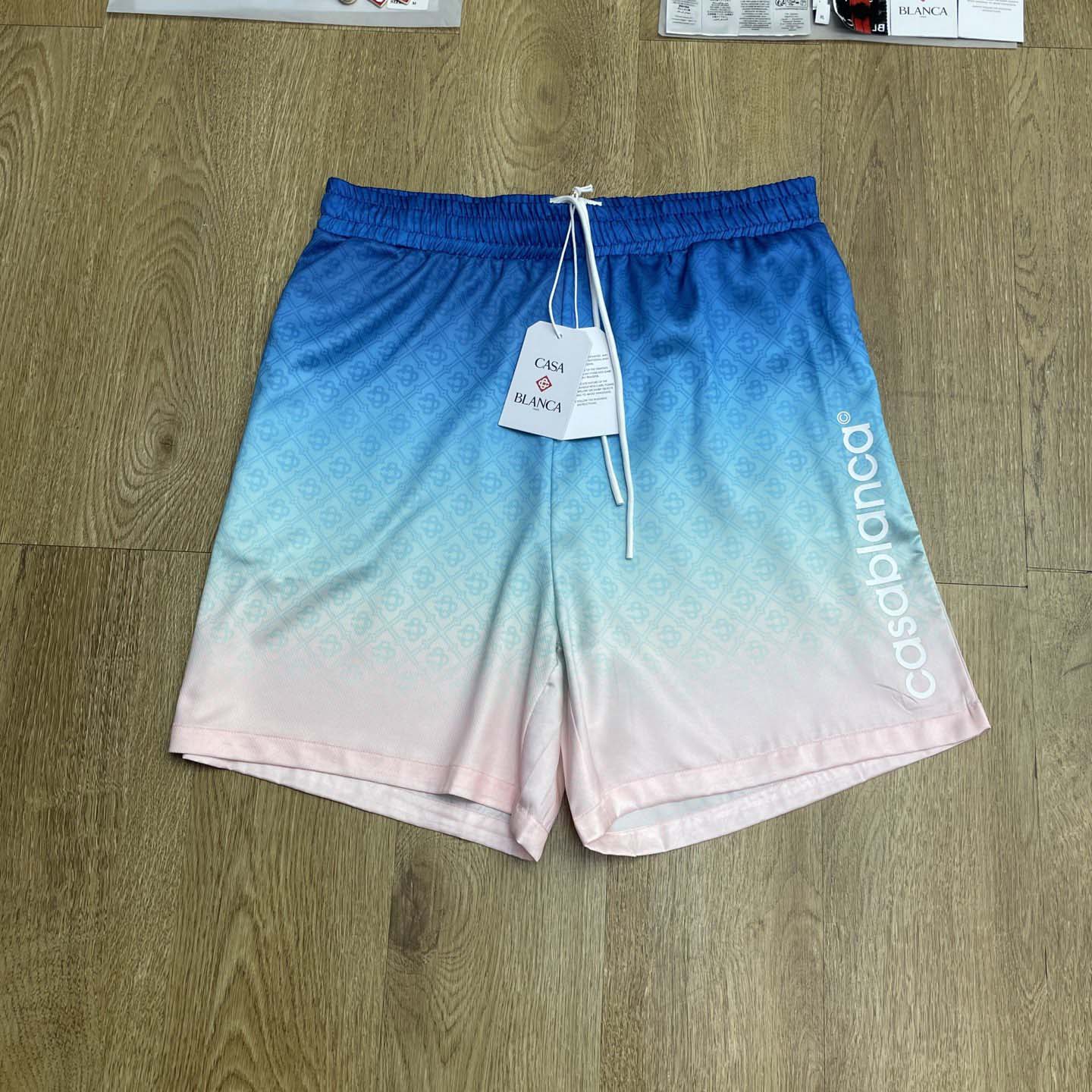 Casablanca Jacquard Gradient Swim Shorts   C1066 - DesignerGu