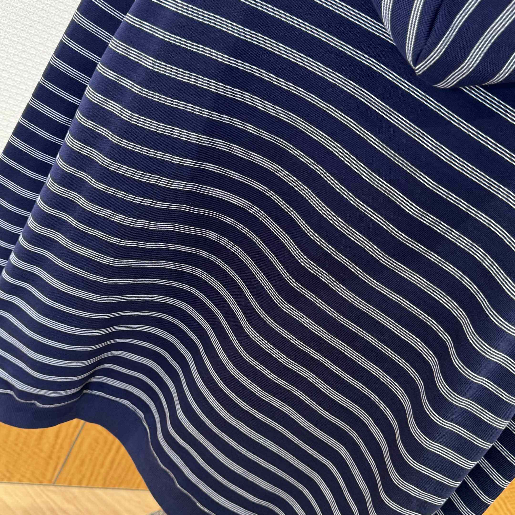 Miu Miu Striped Cotton Fleece Hoodie Jacket - DesignerGu