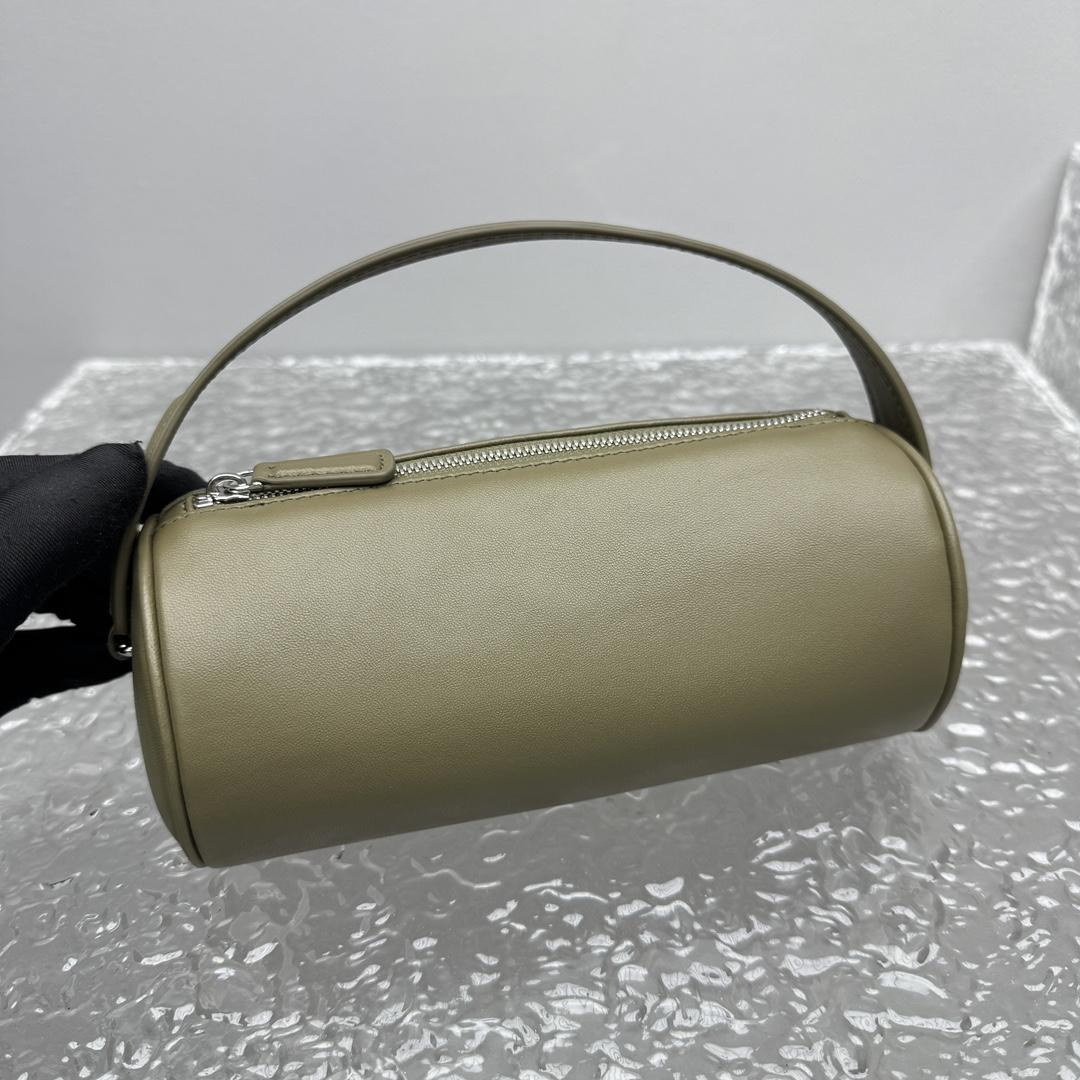 The Row Round 90's Bag In Leather - DesignerGu