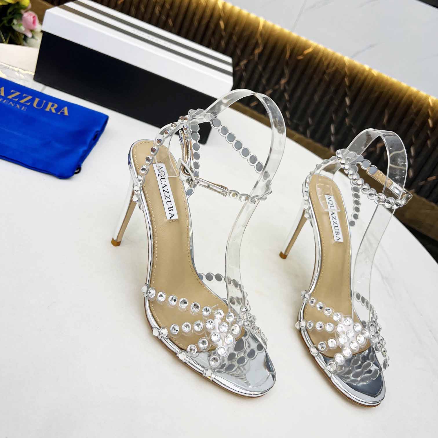 Aquazzura Tequila Plexi Sanda    Aquazzura Tequila Plexi Sanda    - DesignerGu