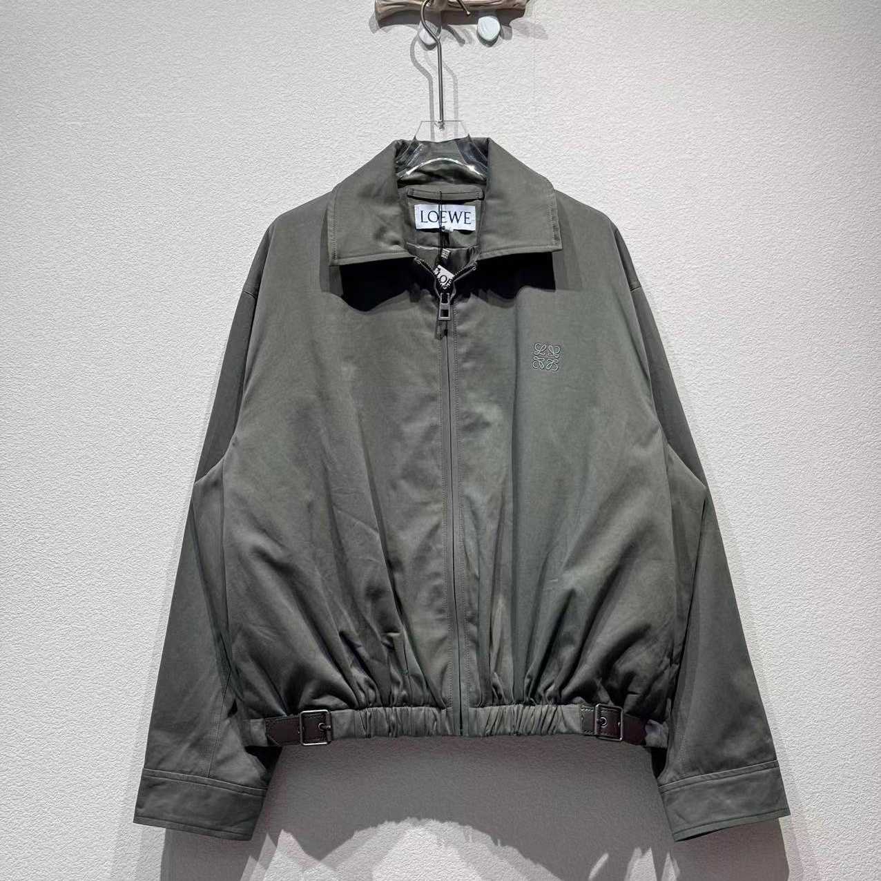 Loewe Belted Jacket In Cotton Loewe Belted Jacket In Cotton - DesignerGu