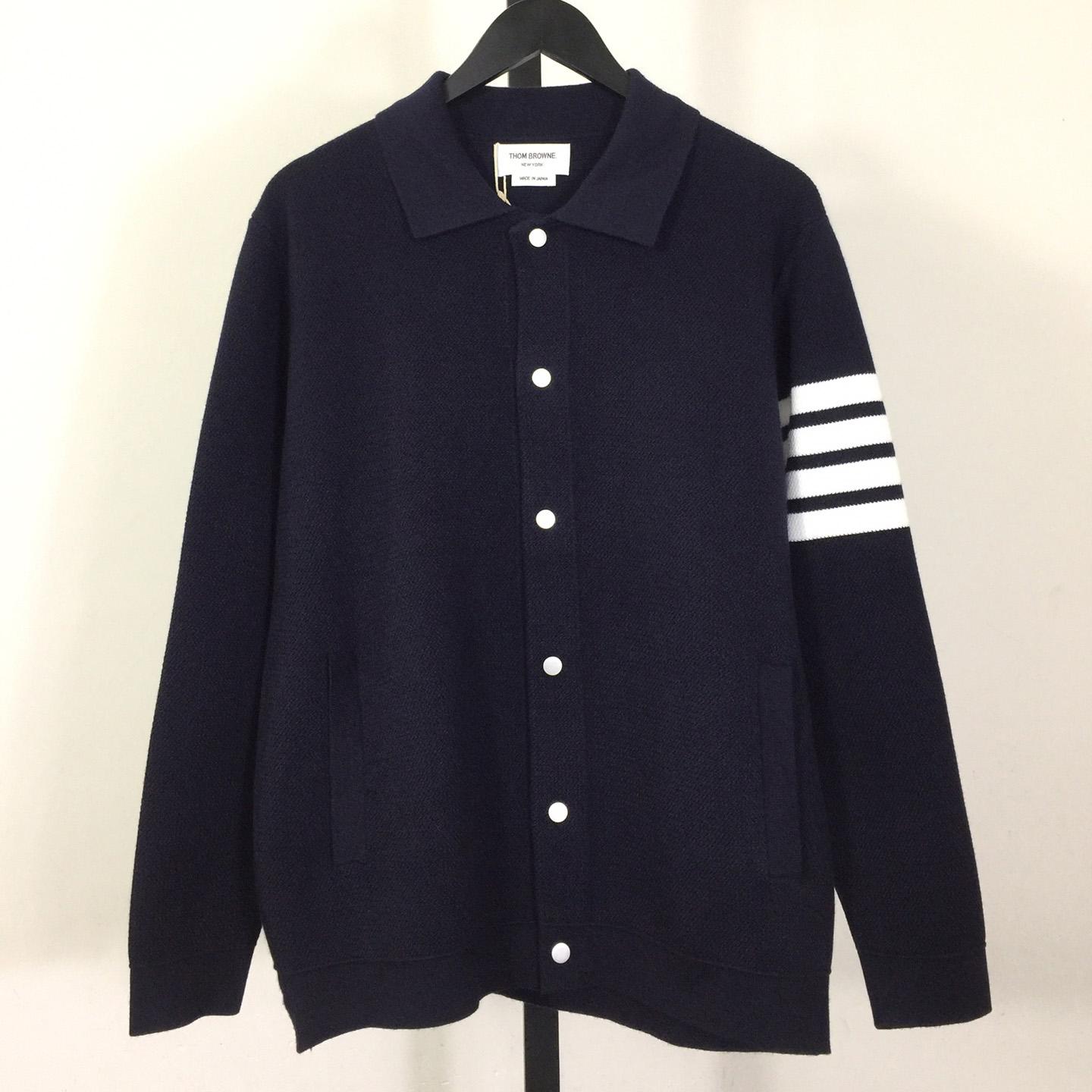 Thom Browne 4-Bar Cardigan Thom Browne 4-Bar Cardigan - DesignerGu