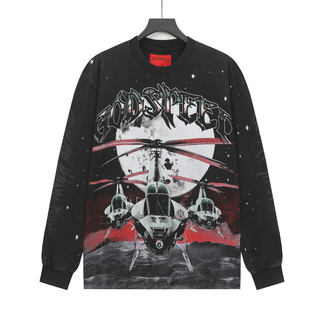 Godspeed Airstrike L/S T-Shirt - DesignerGu