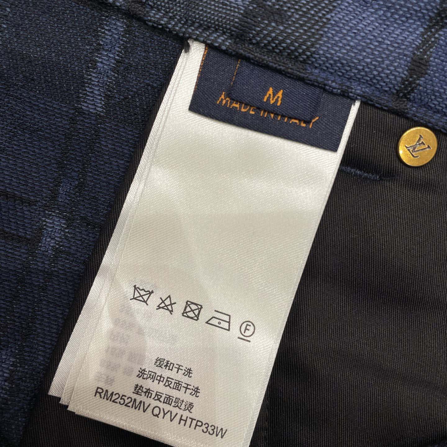 Louis Vuitton Monogram Tartan Denim Pants   1AIJUQ - DesignerGu