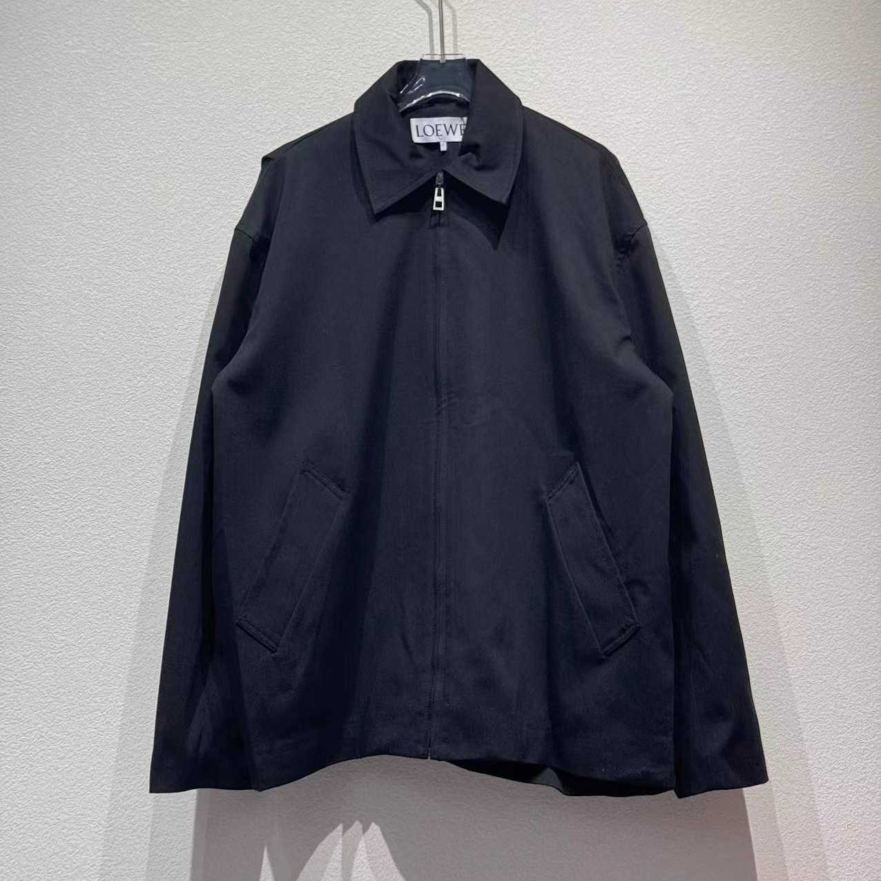Loewe Draped Jacket In Cotton And Silk Loewe Draped Jacket In Cotton And Silk - DesignerGu