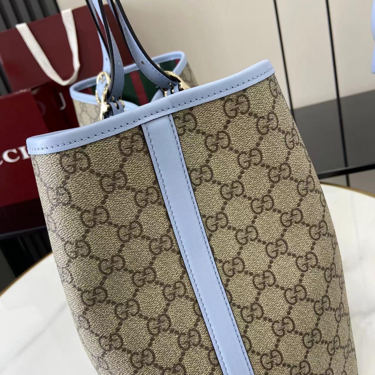 Gucci GG Emblem Large Tote Bag - DesignerGu