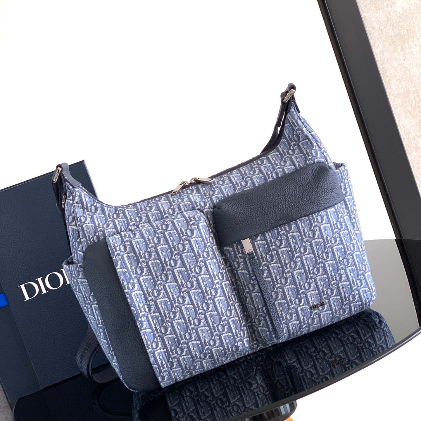 Dior Medium Rider Soft Hobo Bag   - DesignerGu
