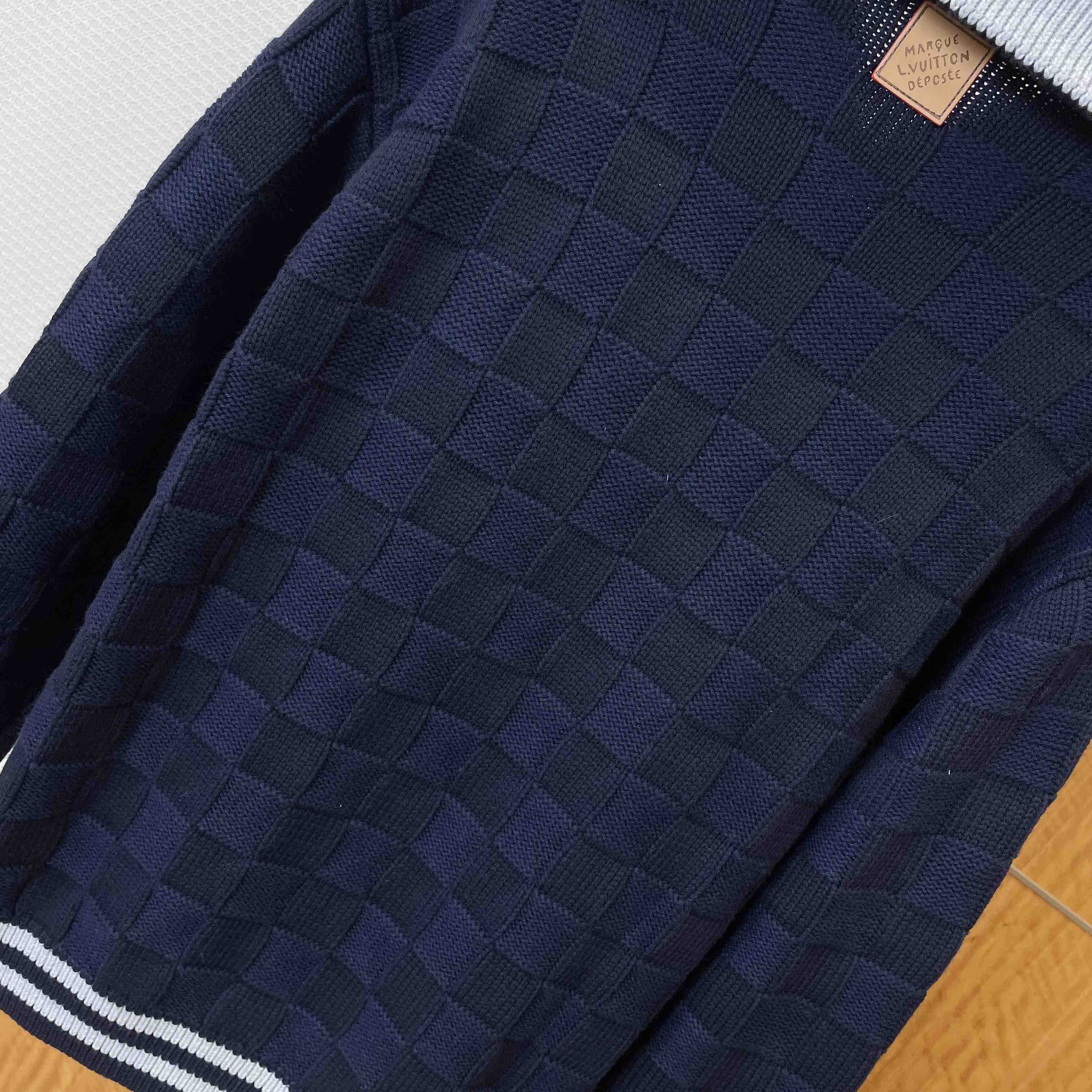 Louis Vuitton Damier Knit Blouson   1AJBVN - DesignerGu