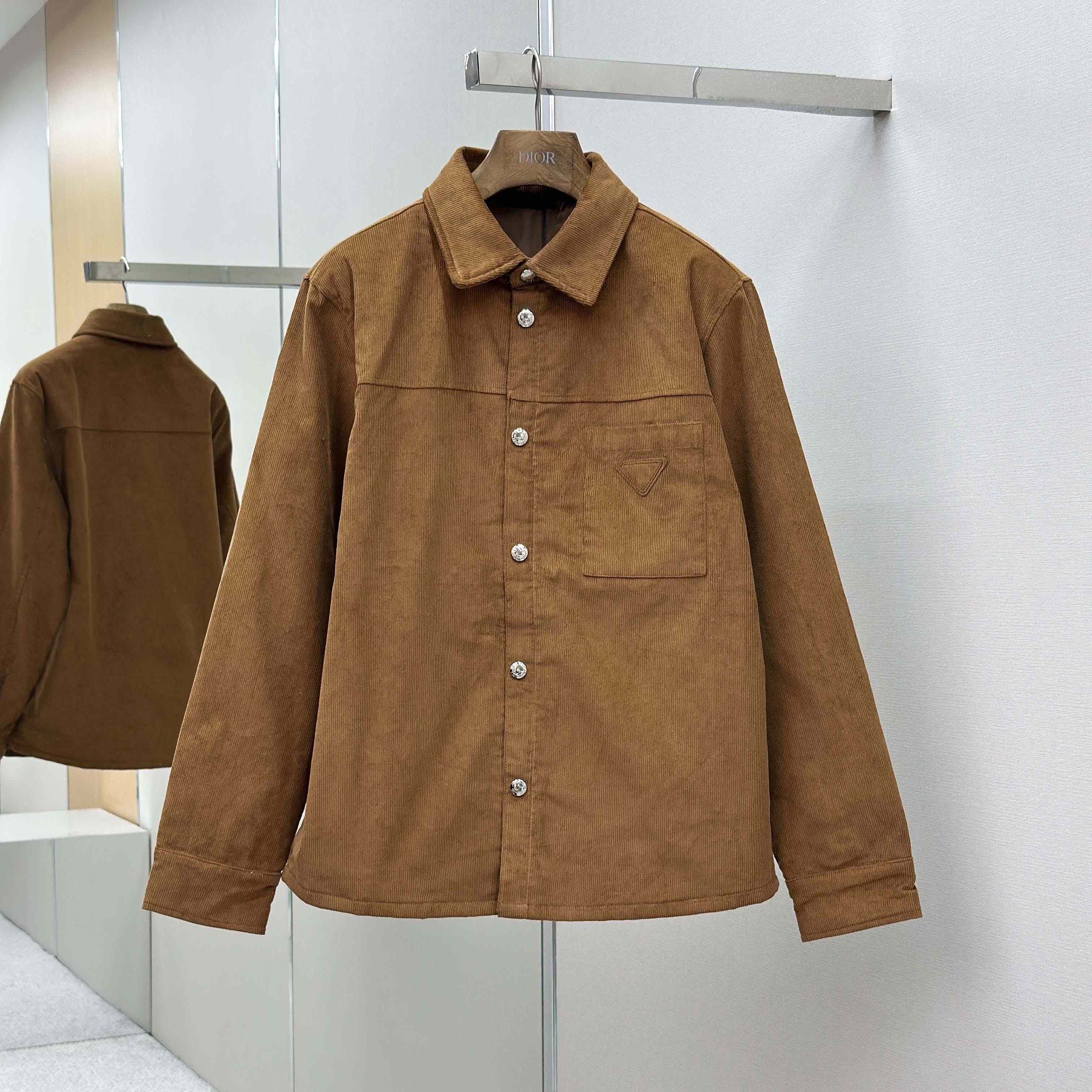 Prada Corduroy Shirt - DesignerGu