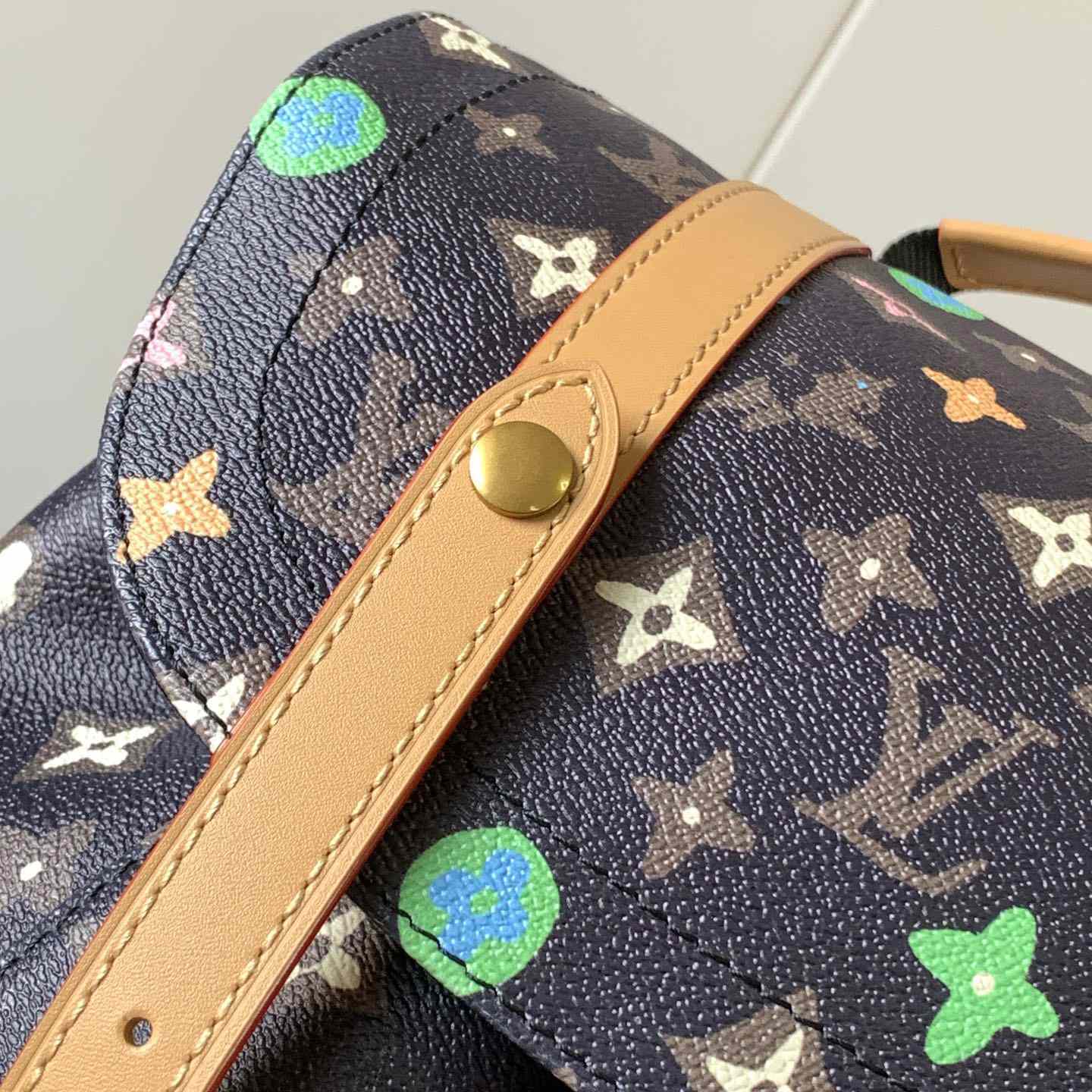  Louis Vuitton x Takashi Murakami Christopher Backpack   M25240 - DesignerGu