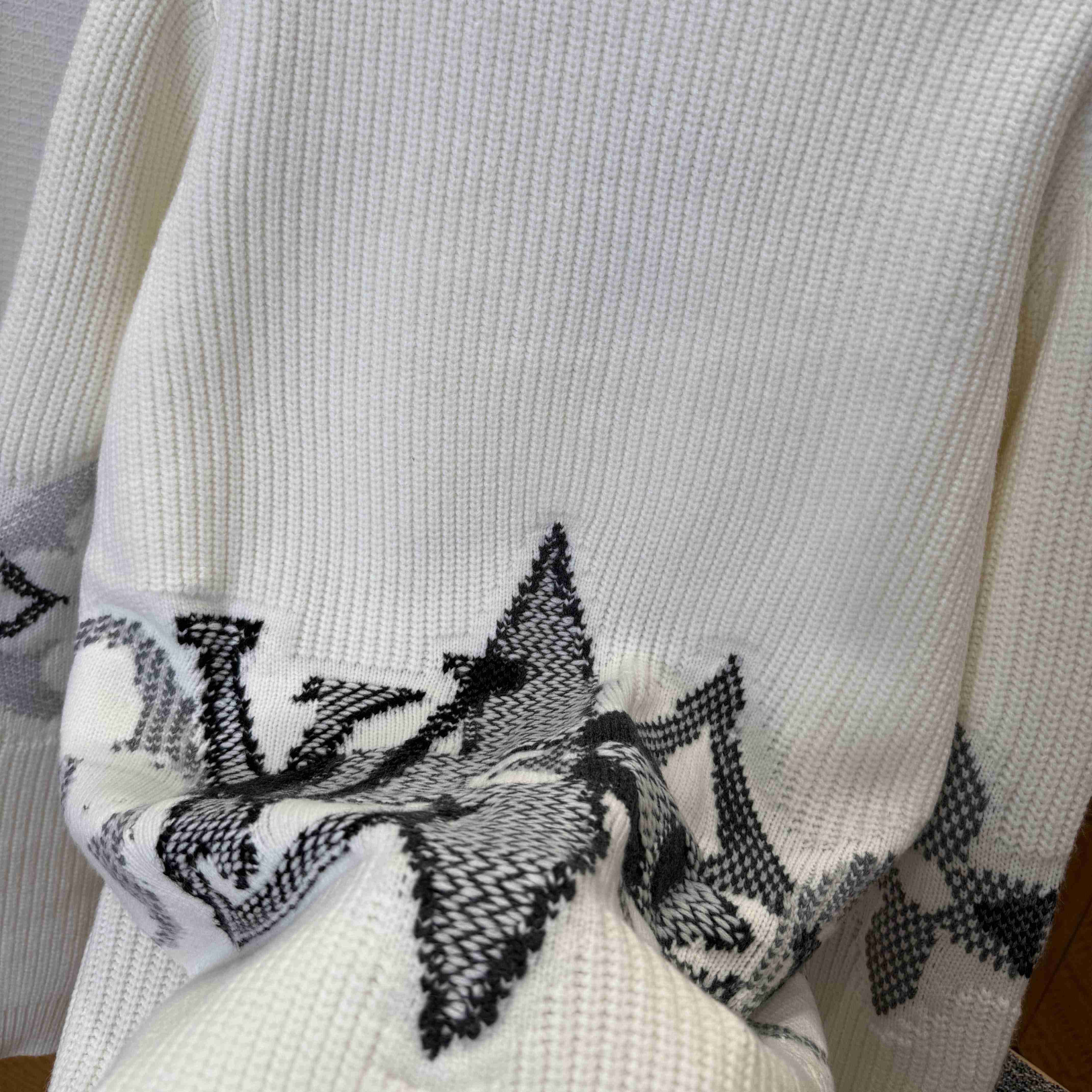 Louis Vuitton Graphic Knitted Cardigan   1AJBX9 - DesignerGu