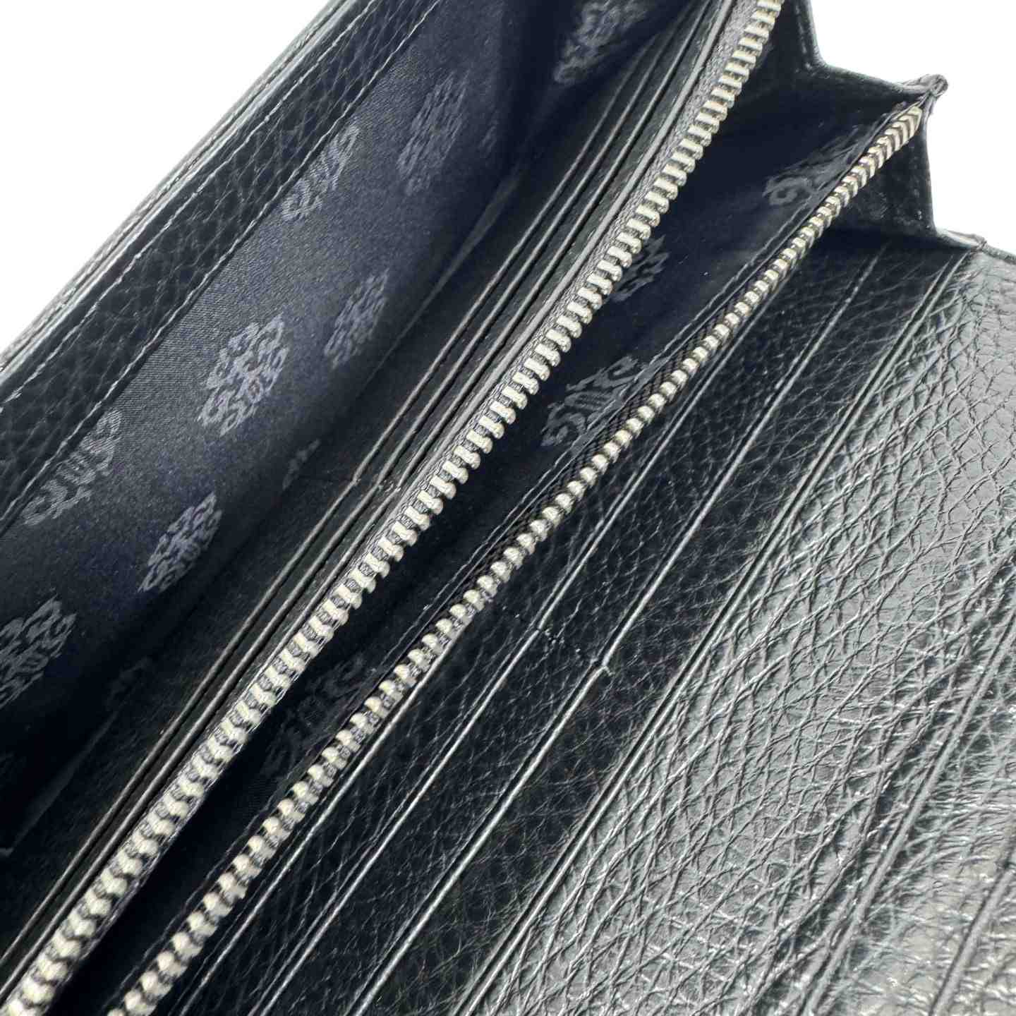 Chrome Heart Leather Cross Wallet - DesignerGu