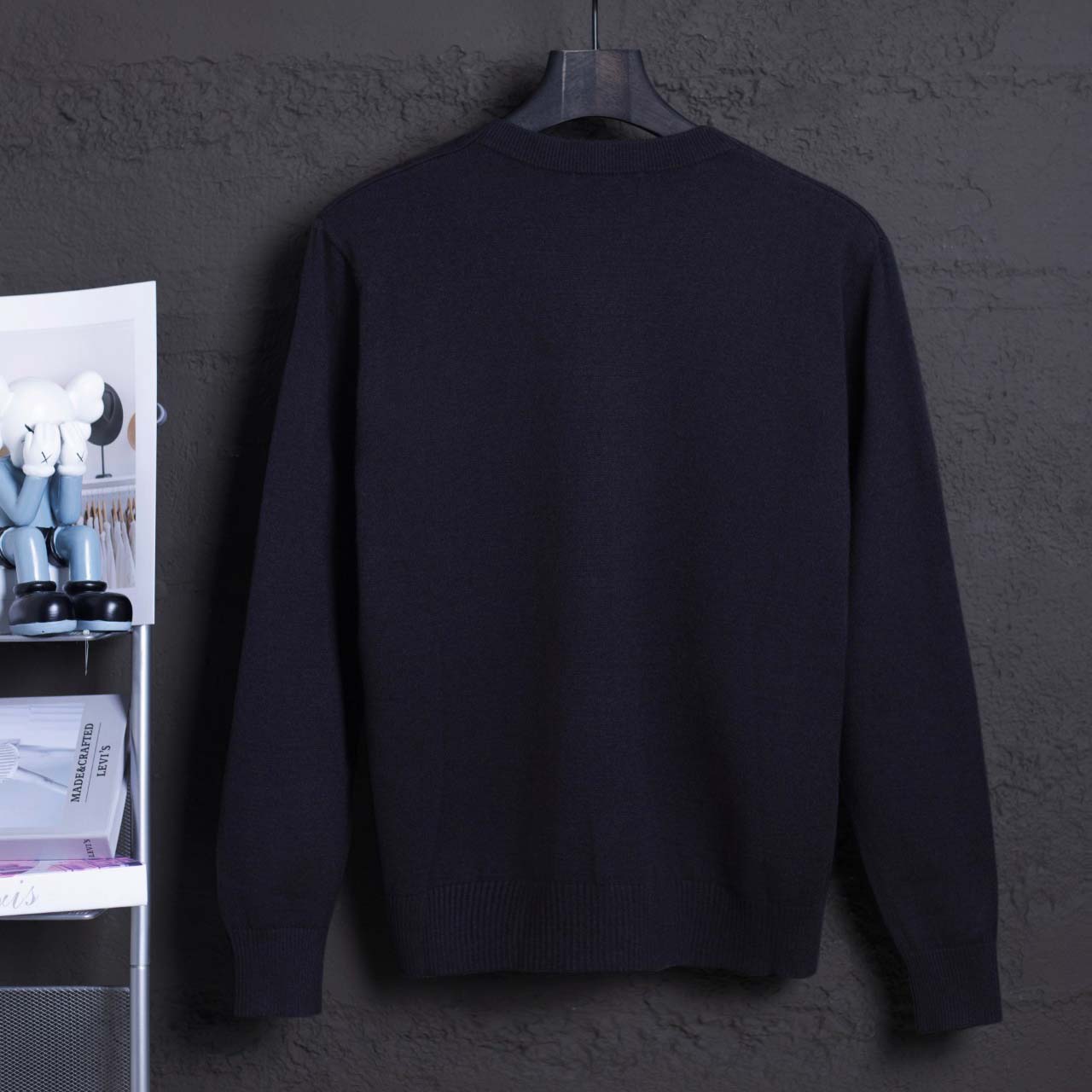 AMI Paris Ami De Coeur Wool Cardigan - DesignerGu