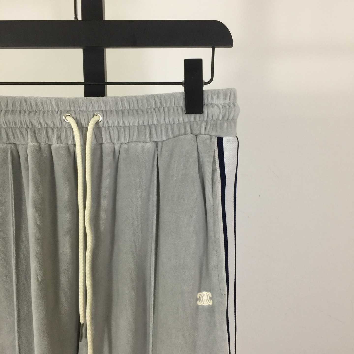 Celine Tracksuit Pants In Velvet Jersey - DesignerGu