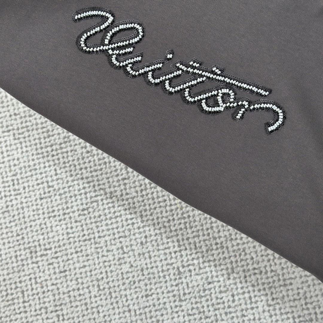 Louis Vuitton Embellished Signature Hoodie   1AJCFS - DesignerGu