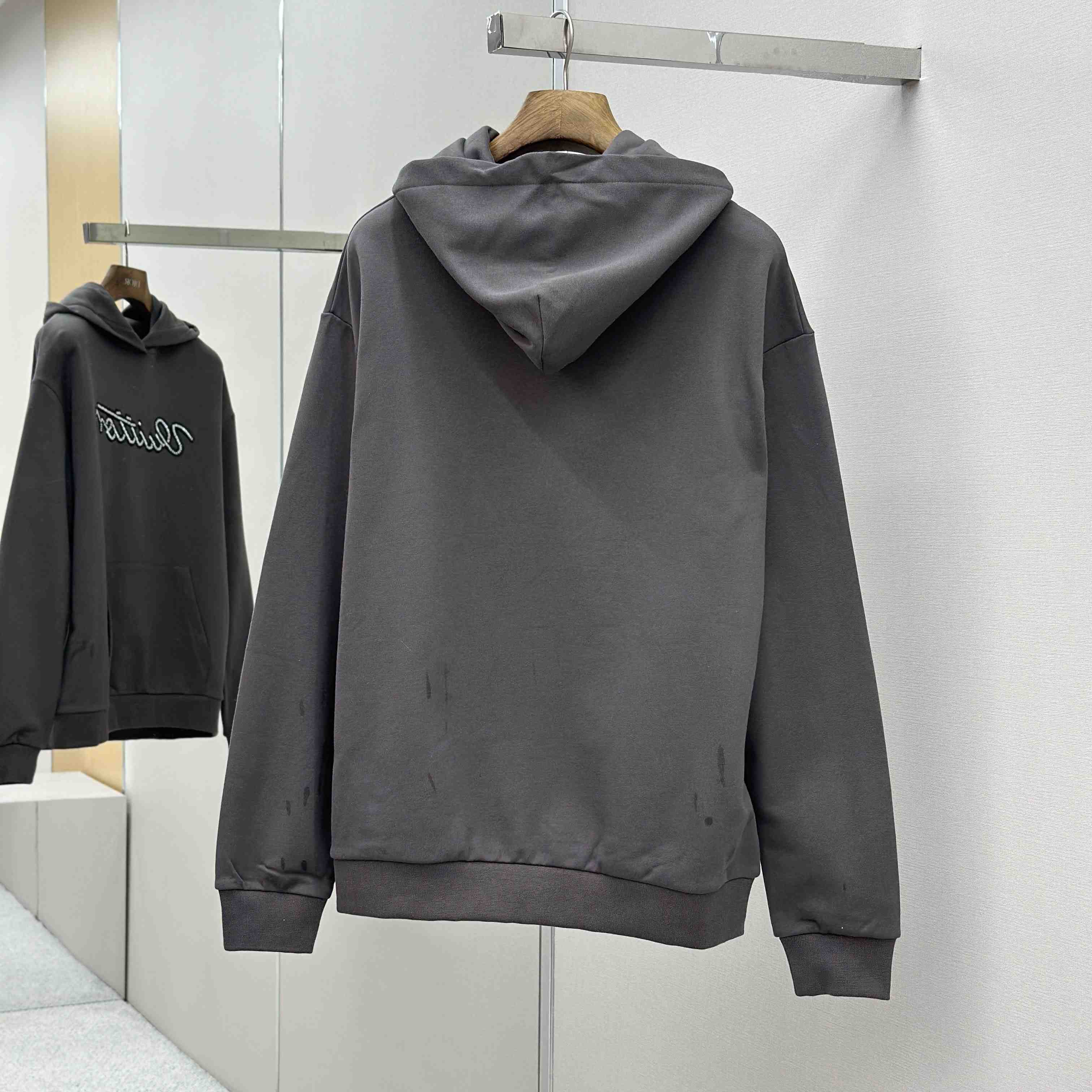 Louis Vuitton Embellished Signature Hoodie   1AJCFS - DesignerGu