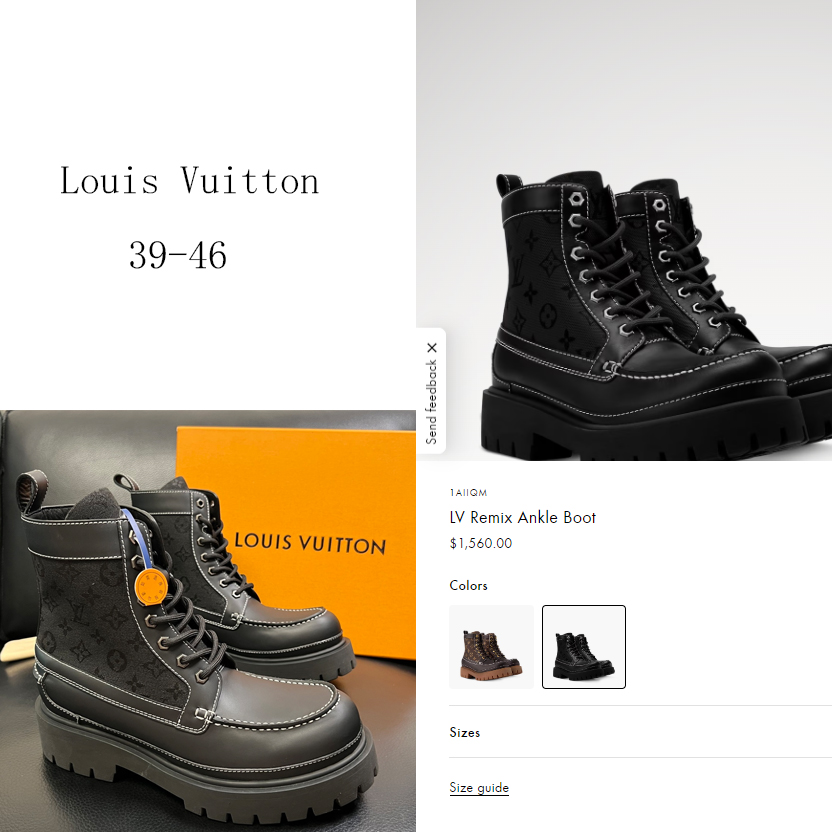 Louis Vuitton LV Remix Ankle Boot   1AIIQM - DesignerGu
