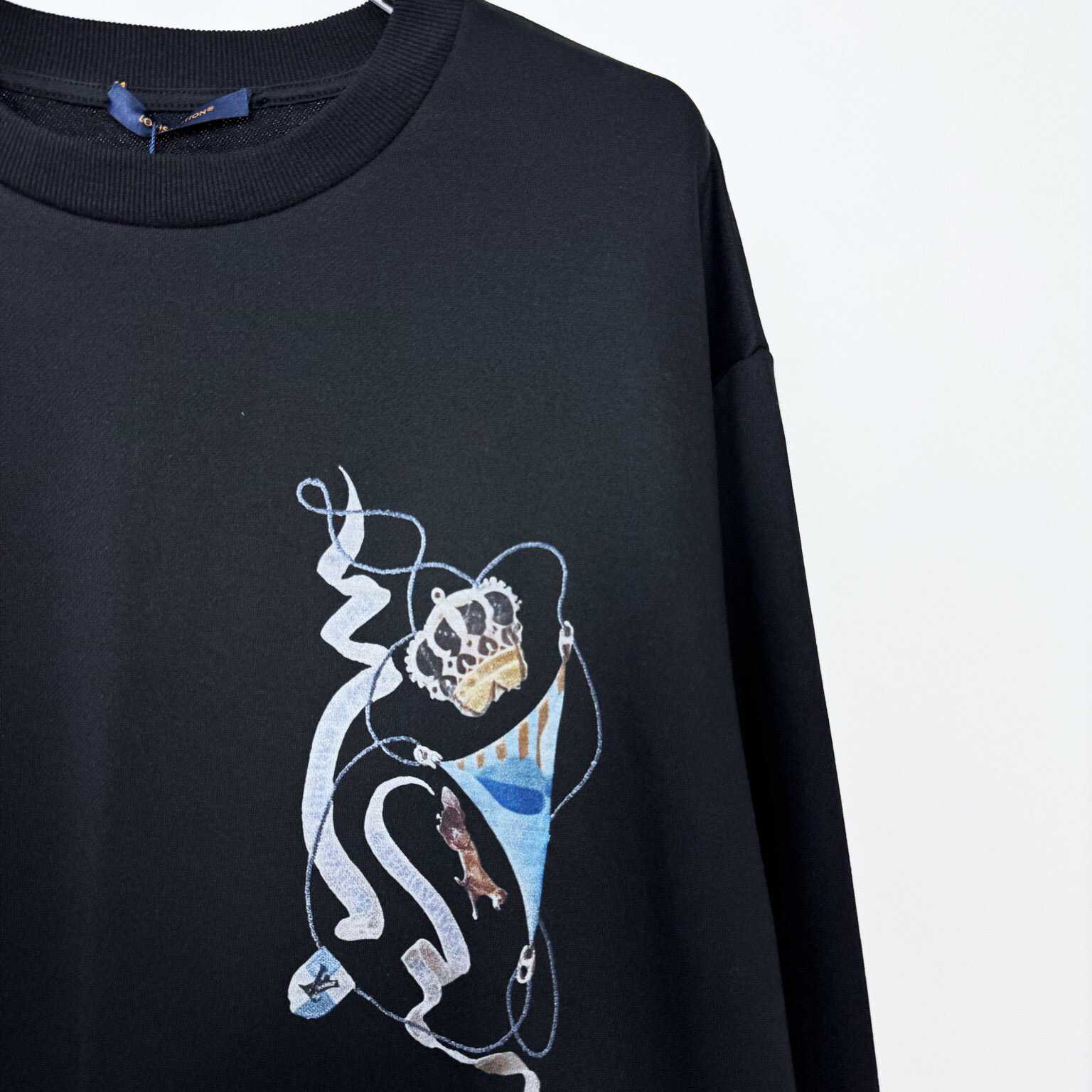 Louis Vuitton Cotton Crewneck   - DesignerGu