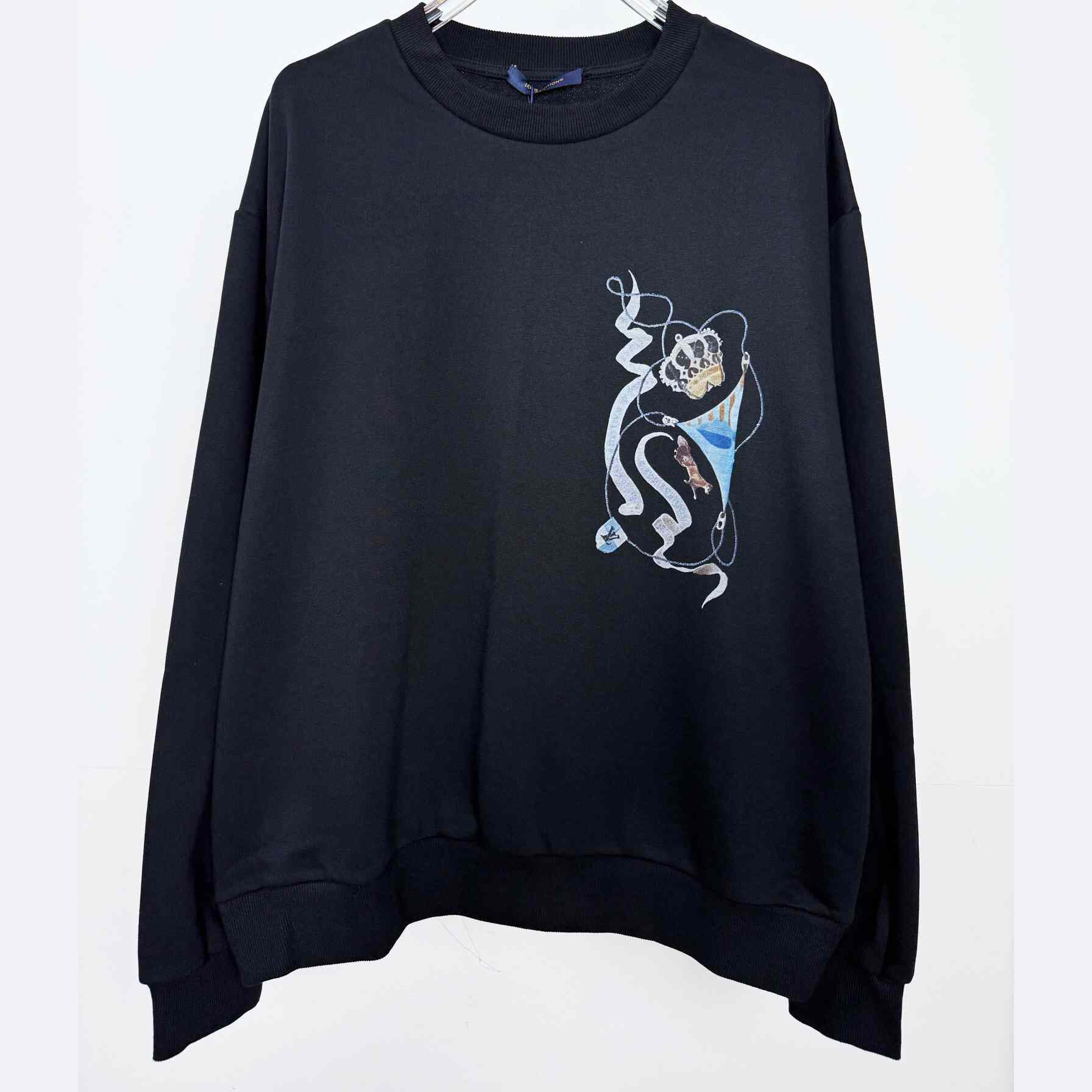 Louis Vuitton Cotton Crewneck   - DesignerGu