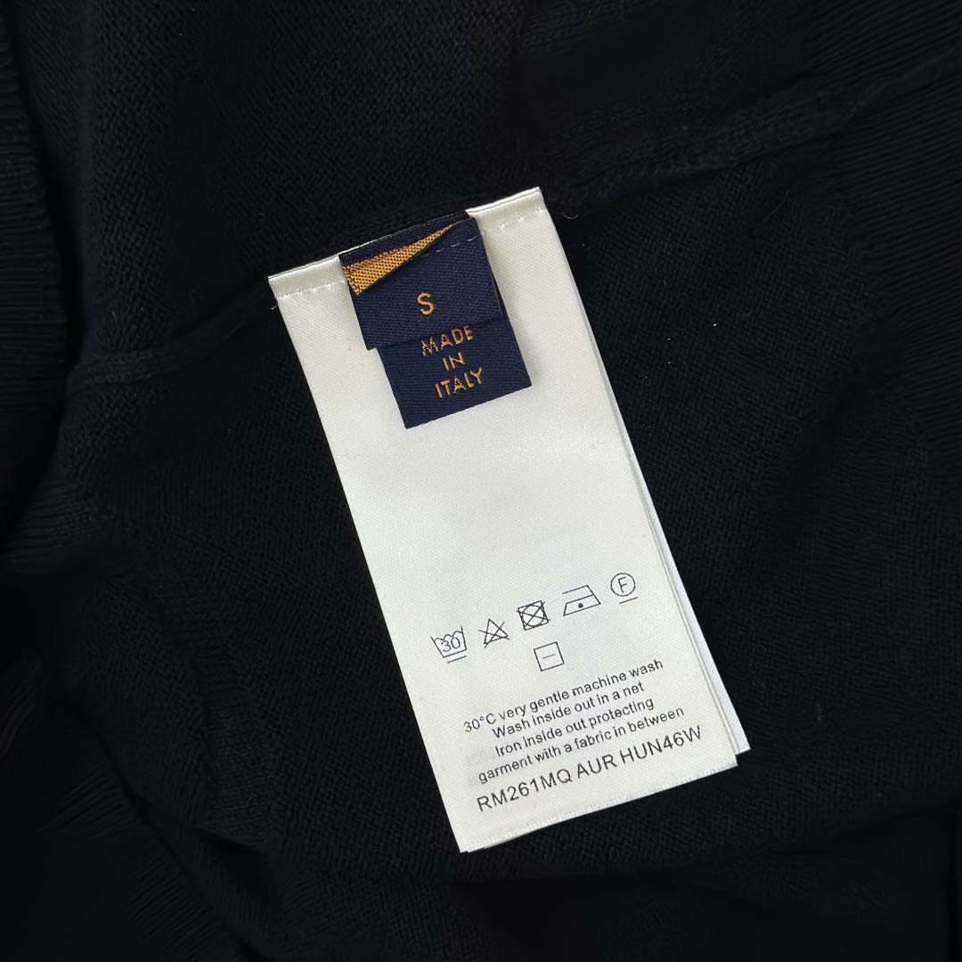 Louis Vuitton Monogram Long-Sleeved Cotton Crewneck   1AIWEB - DesignerGu