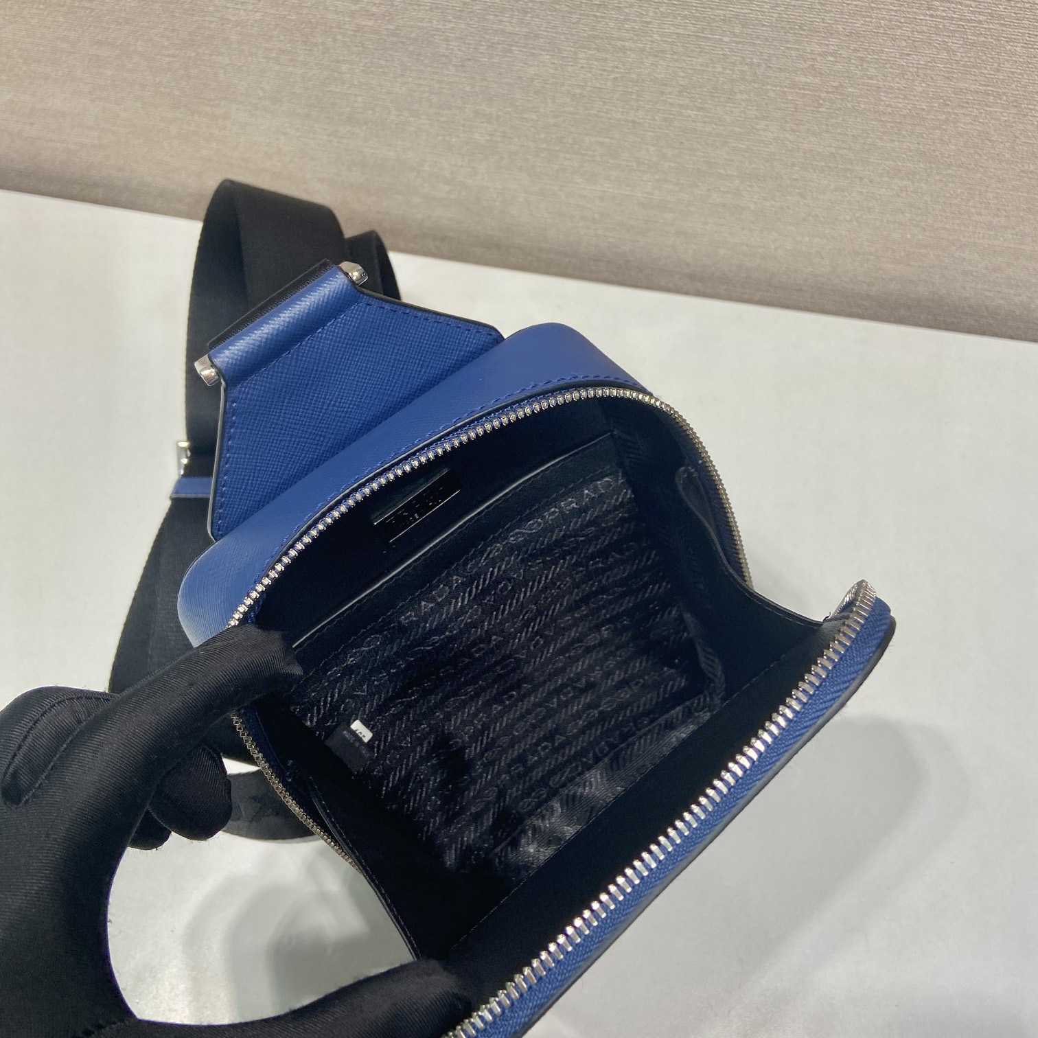 Prada Brique Saffiano Leather Bag - DesignerGu