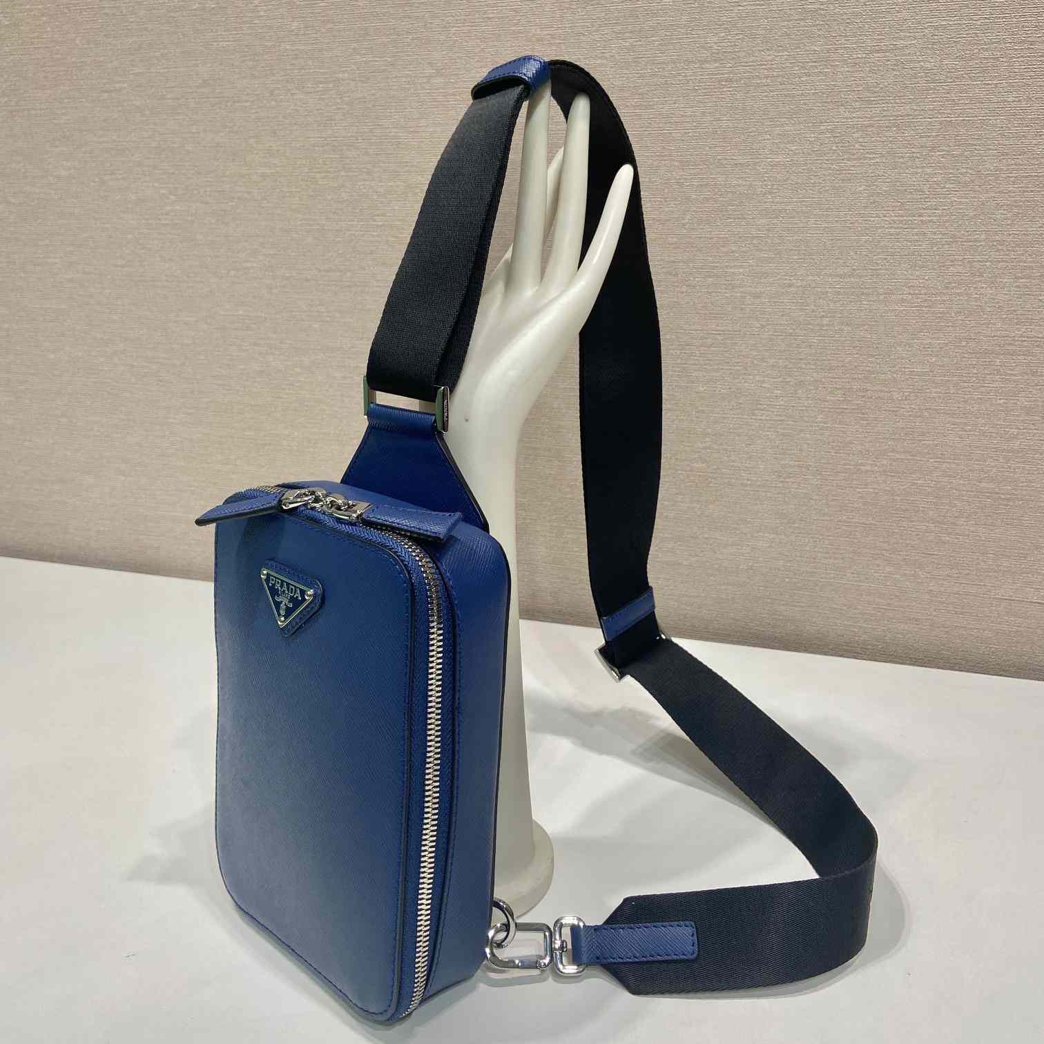 Prada Brique Saffiano Leather Bag - DesignerGu