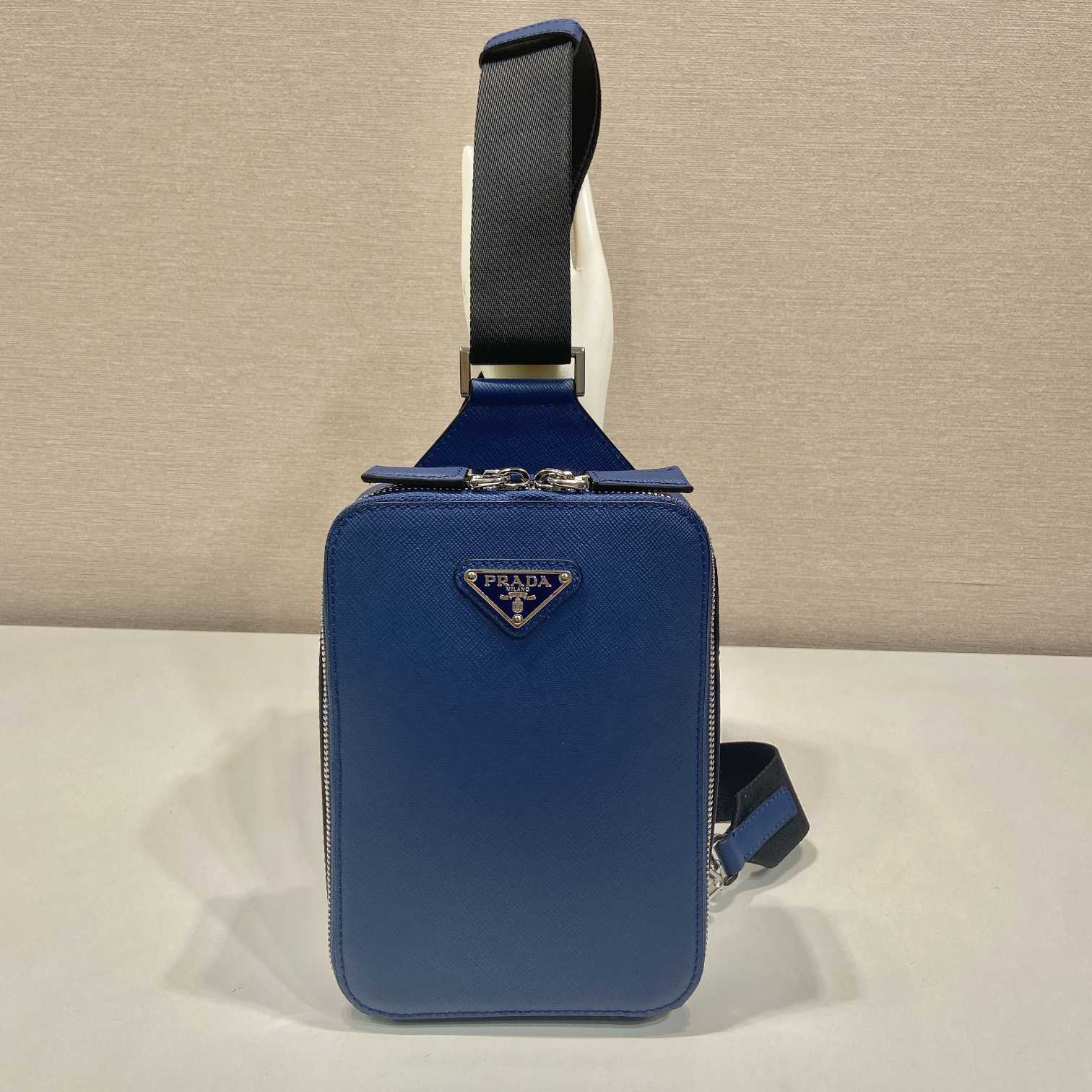 Prada Brique Saffiano Leather Bag - DesignerGu