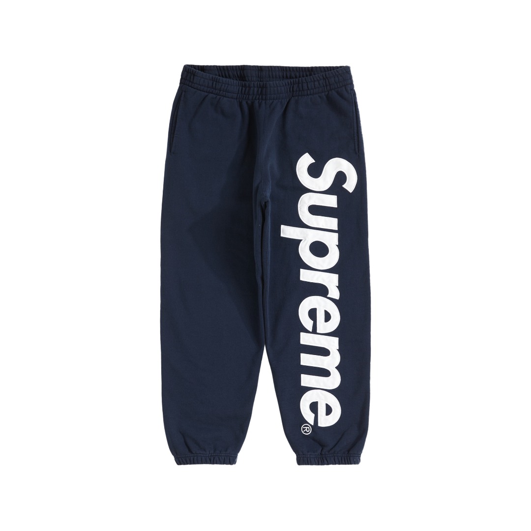 Supreme Satin Appliqué Sweatpant - DesignerGu
